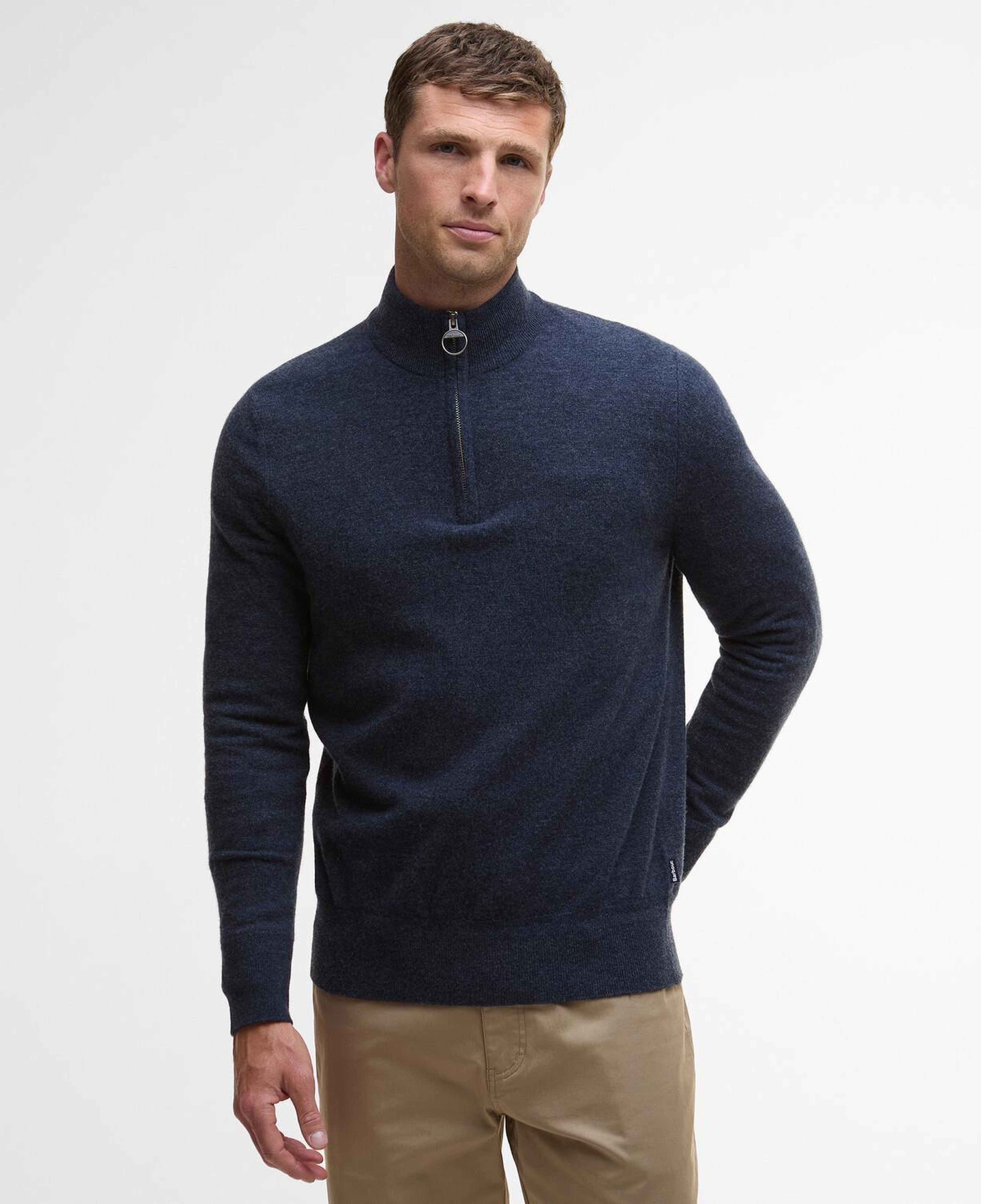 Barbour Waterbury Half Zip Kazak