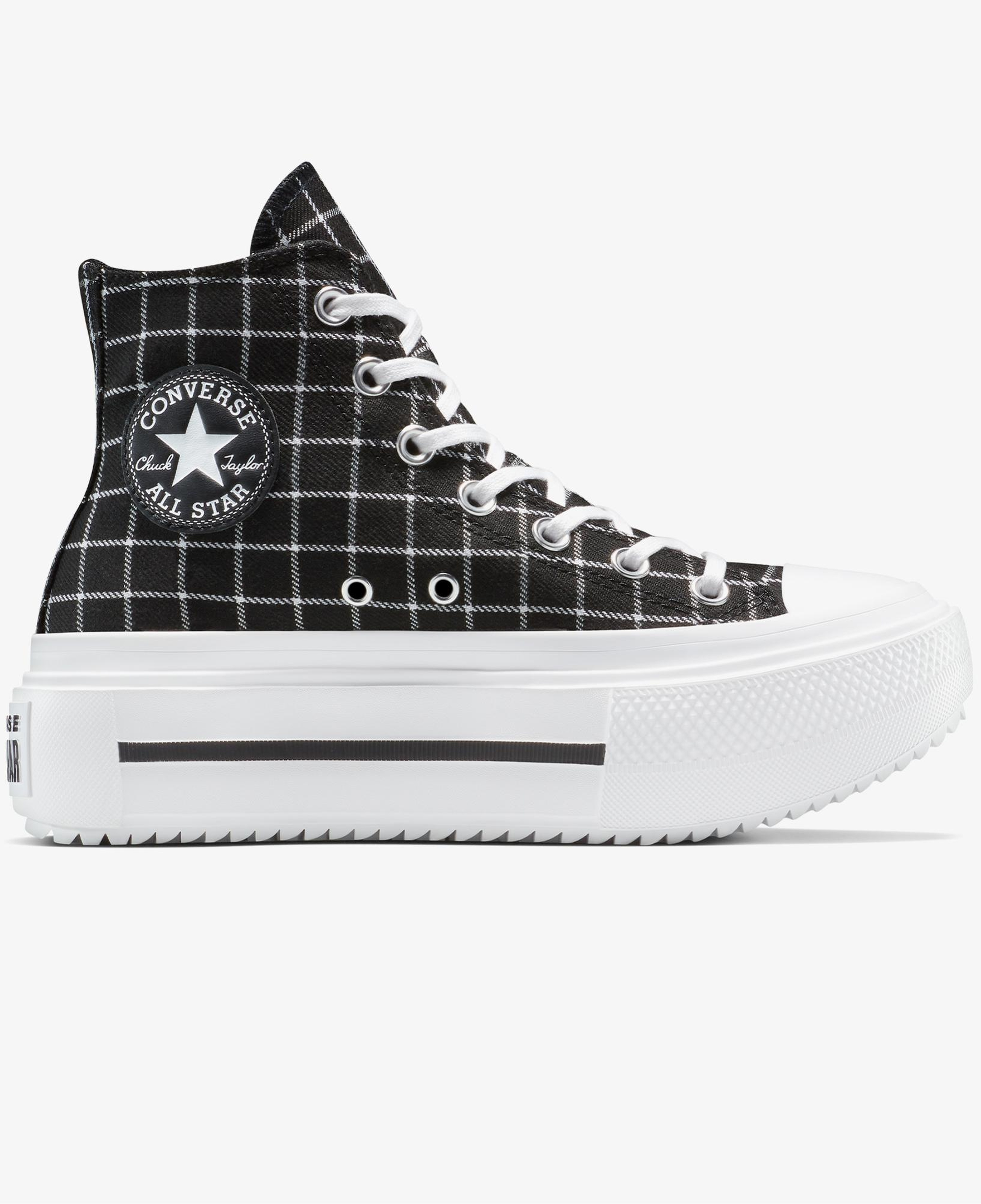 Converse Chuck Taylor All Star Lift Double Stack Unisex Siyah Sneaker
