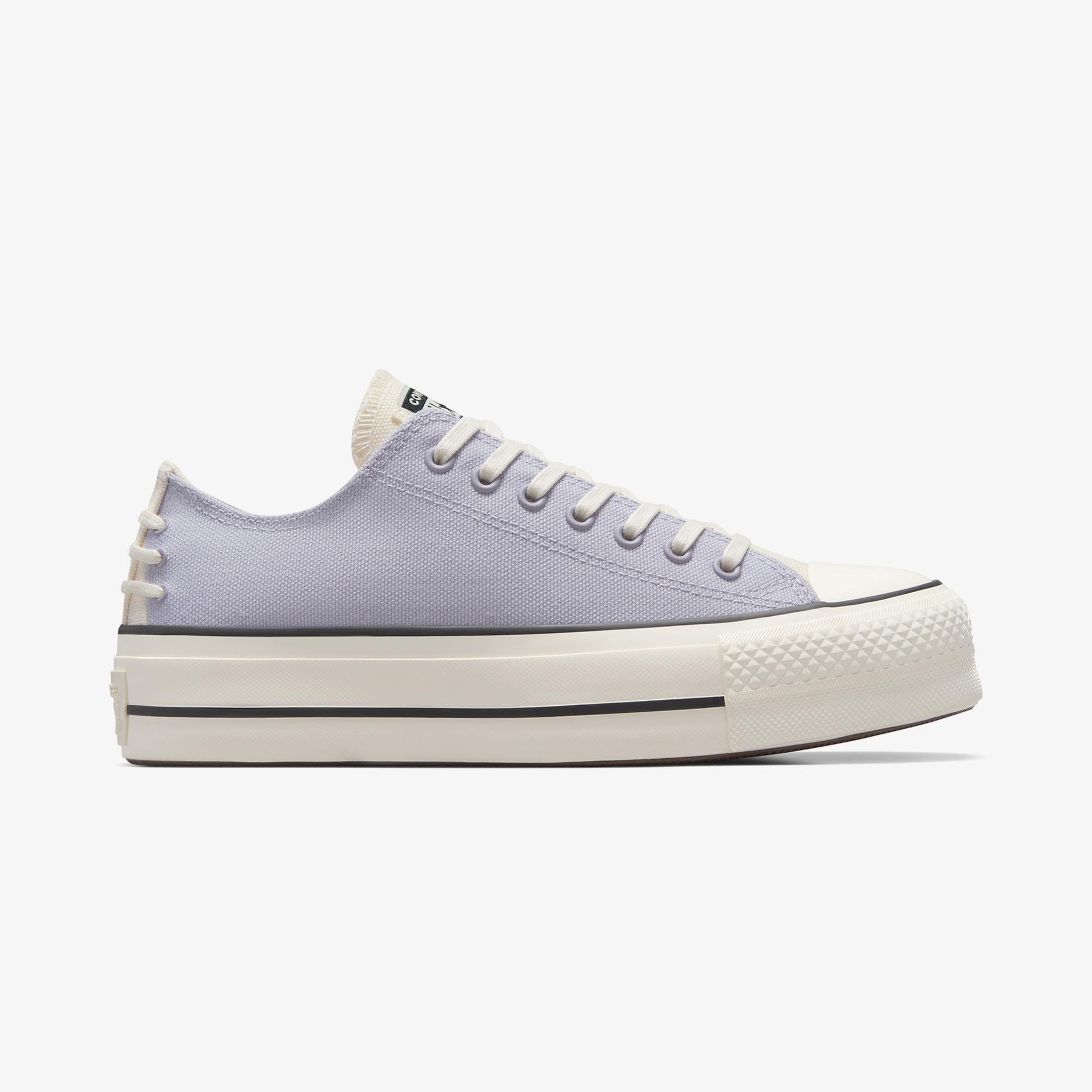 Converse Chuck Taylor All Star Lift Crafted Laces Kadın Lila Platform Sneaker