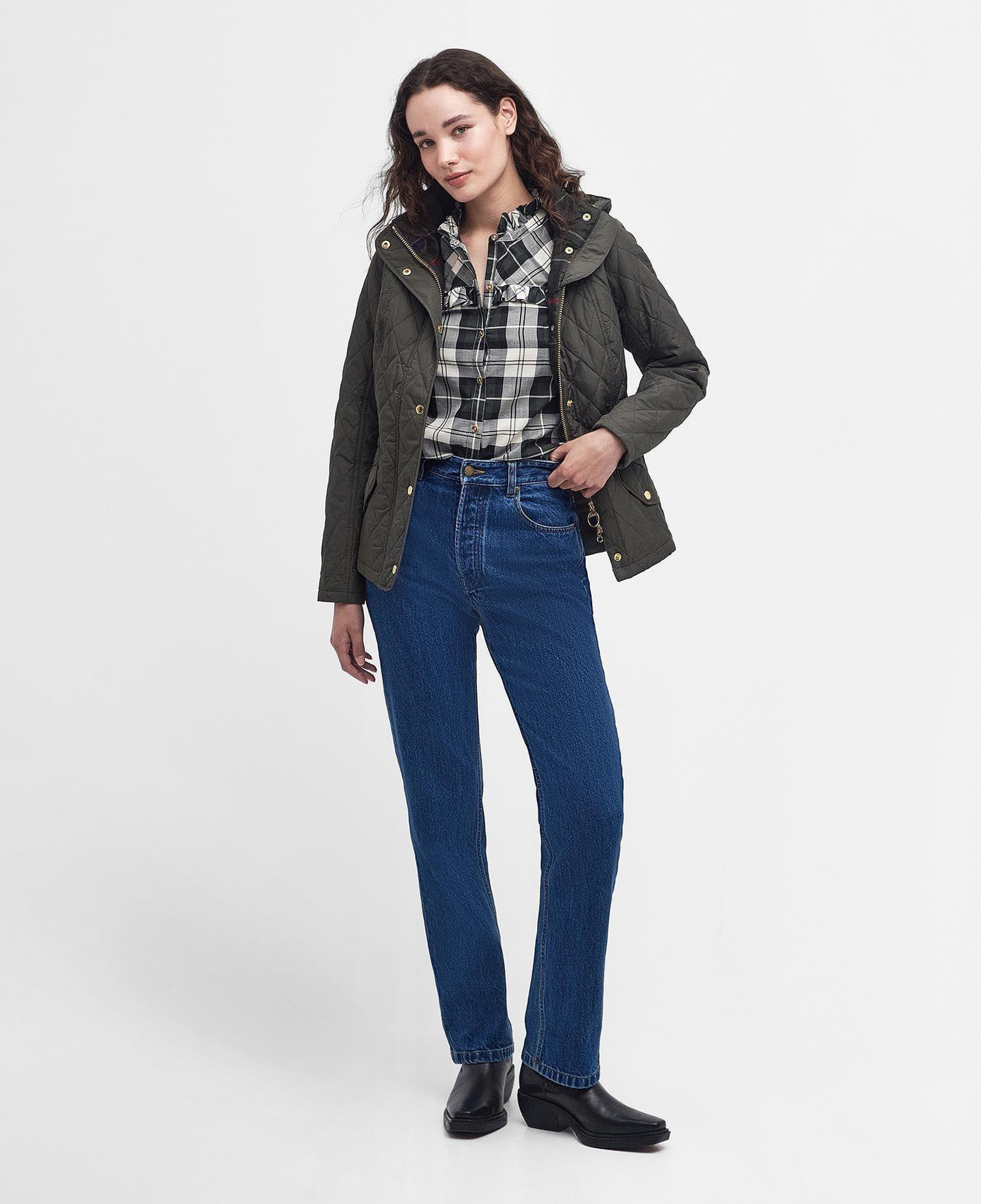 Barbour Kadın Millfire Quilt Kapitone Ceket