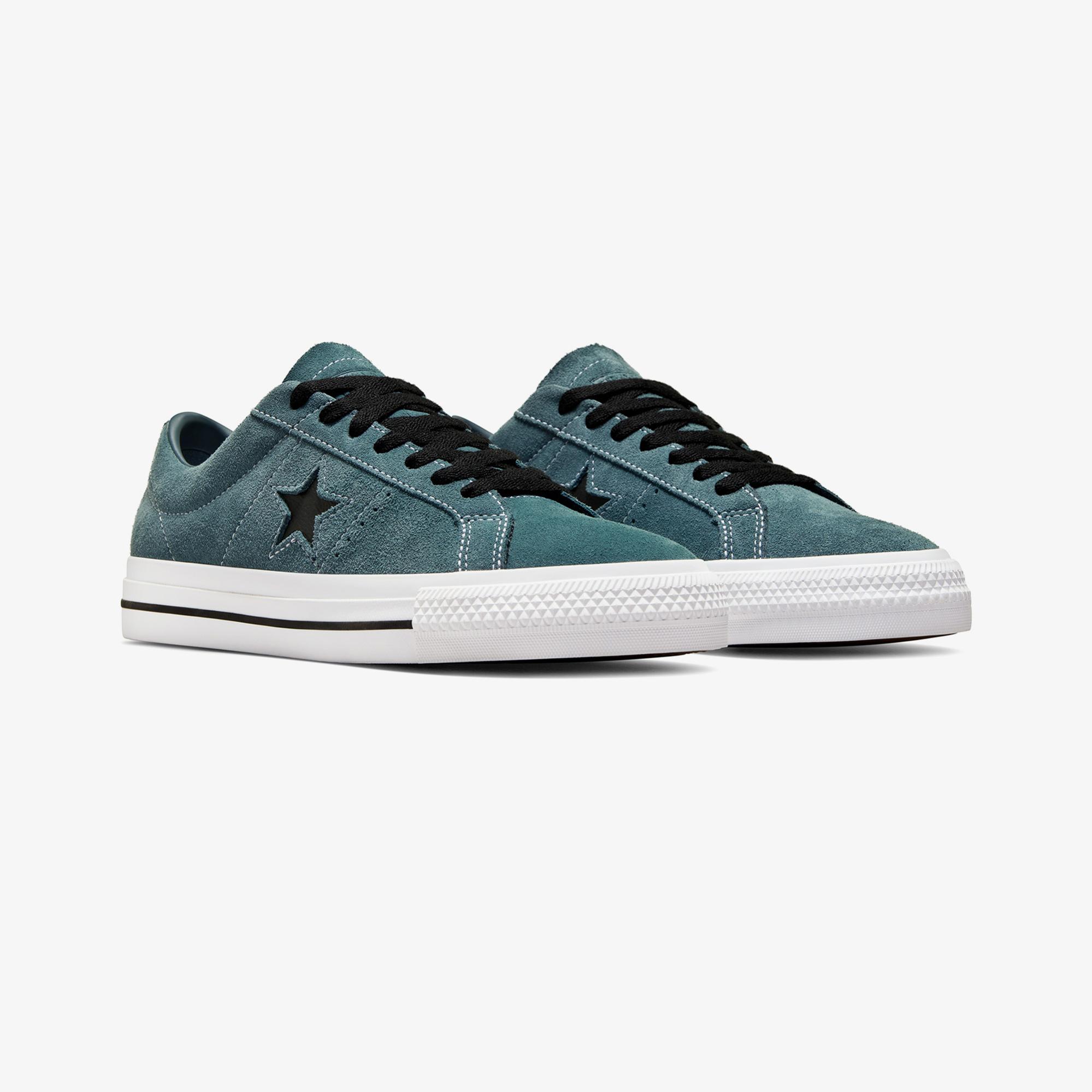Converse One Star Pro Unisex Yeşil Süet Sneaker