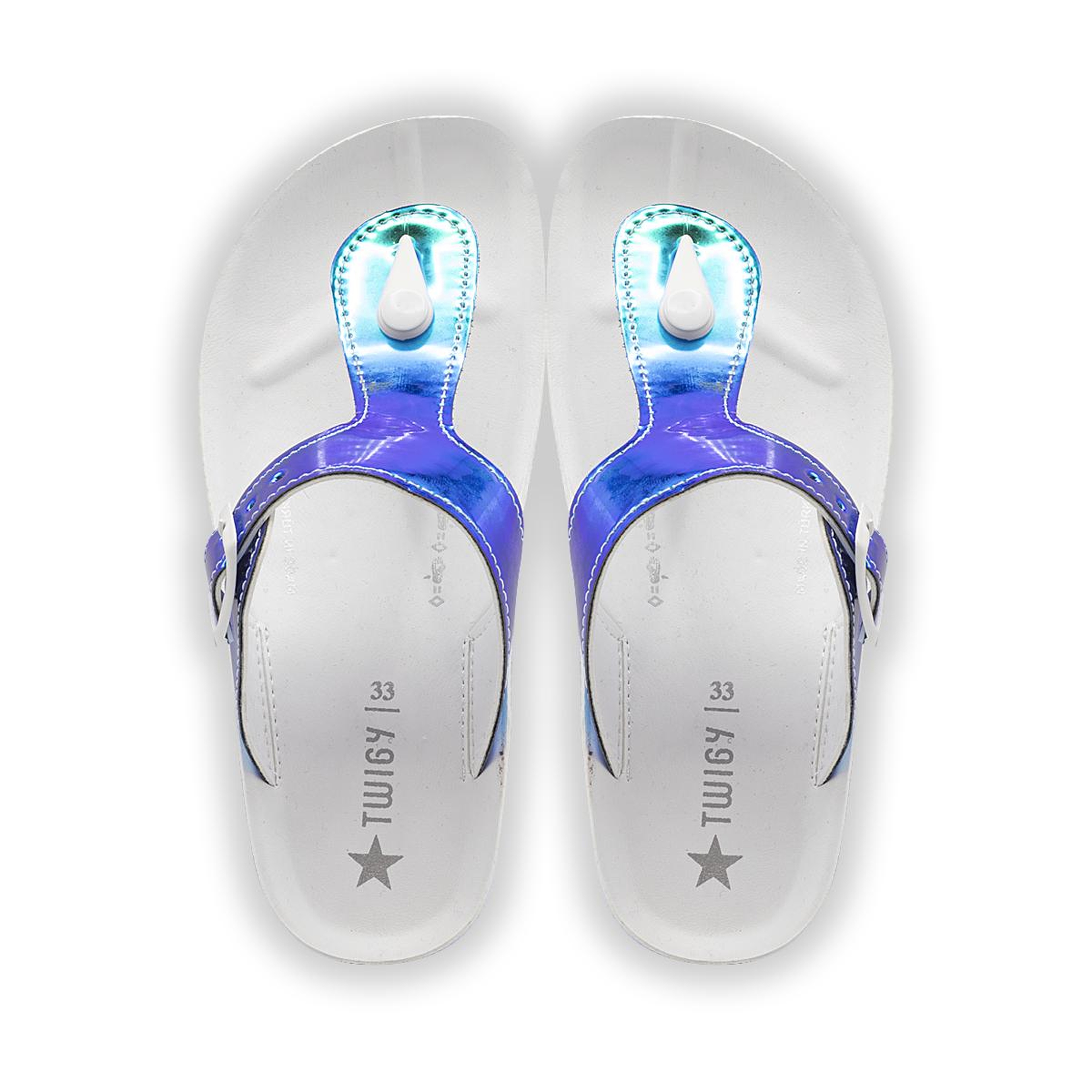 Zum Çocuk Parmak Arası Terlik Turkuaz 30/35