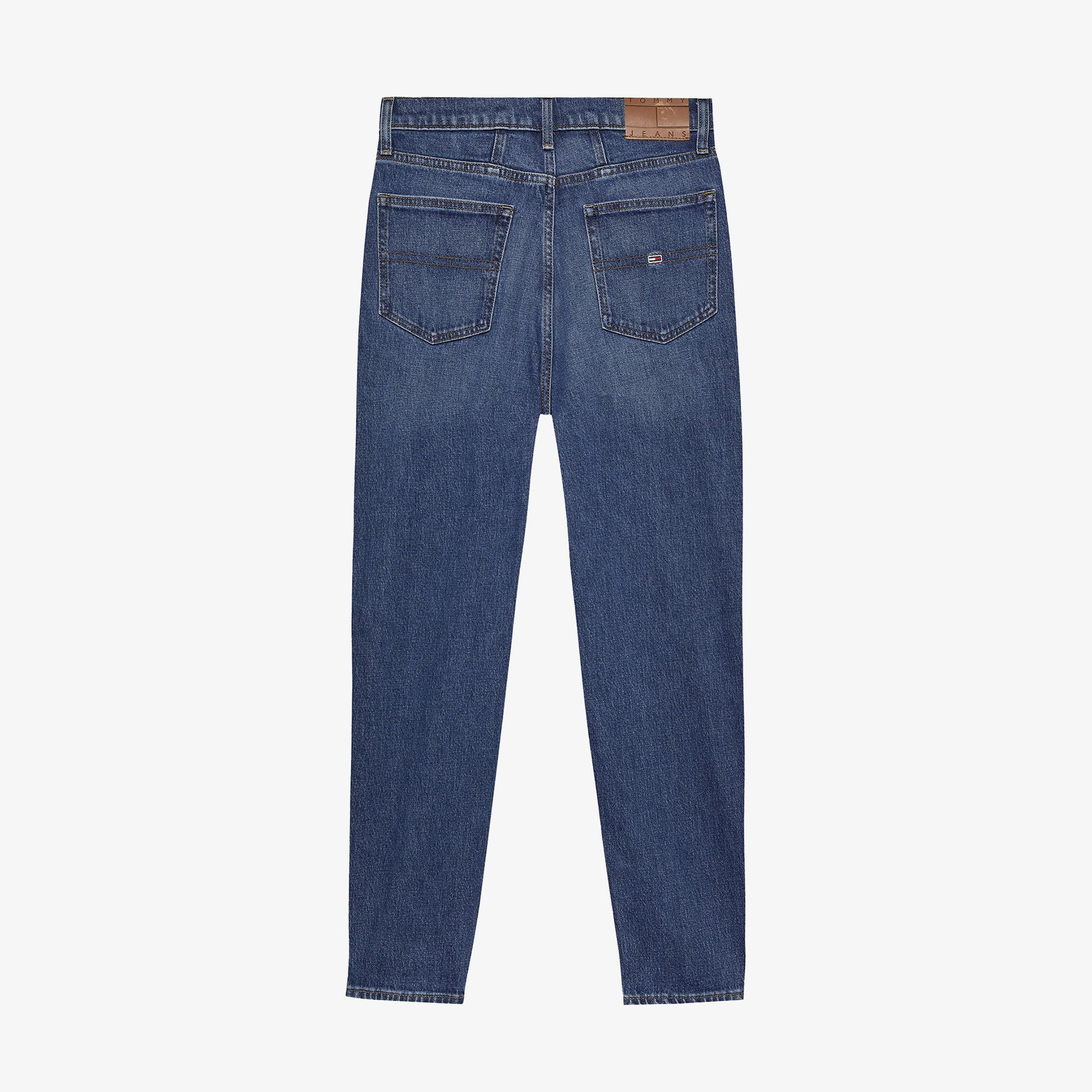 Tommy Jeans Mom Kadın Mavi Jean Pantolon