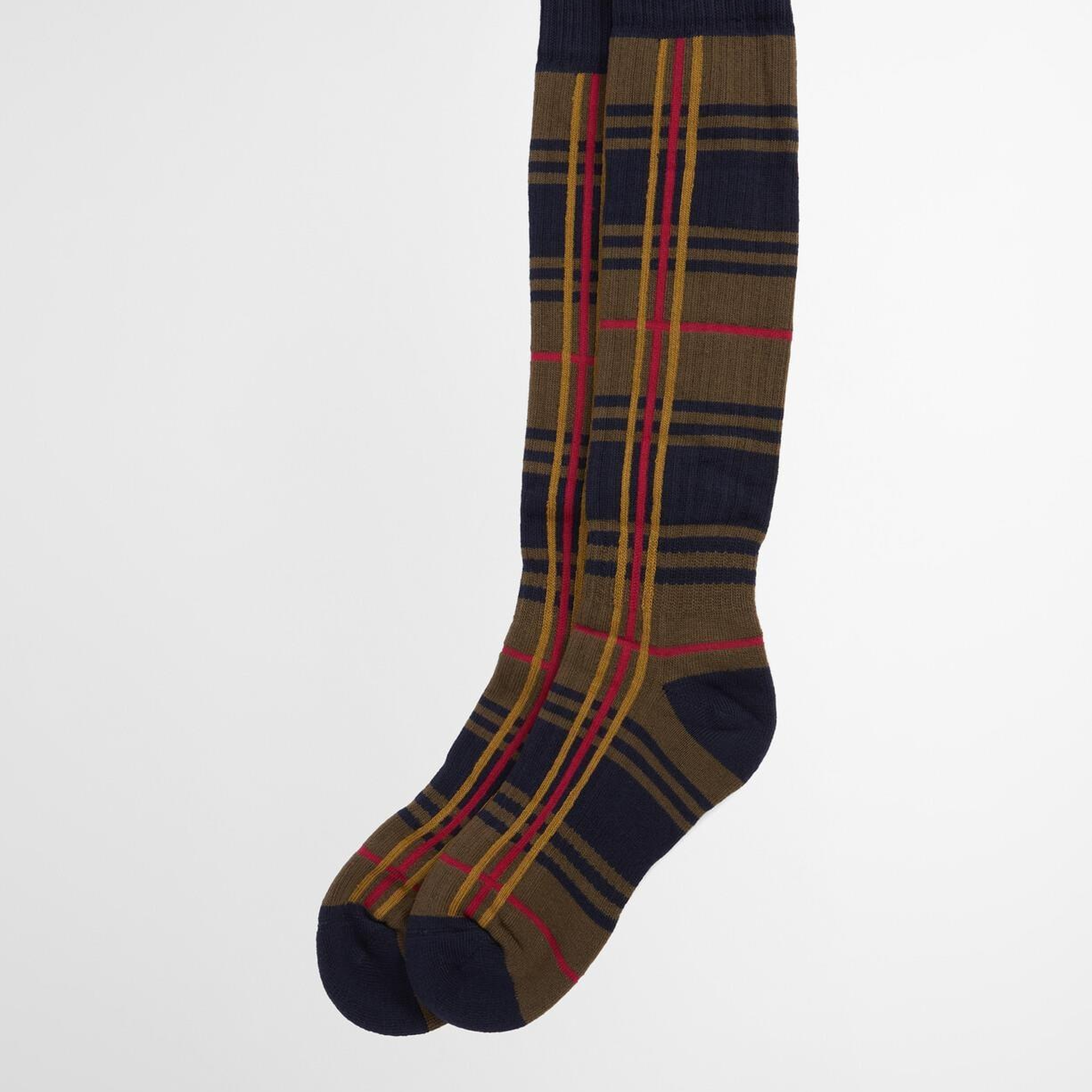 Barbour Wellington Tartan Diz Üstü Çorap