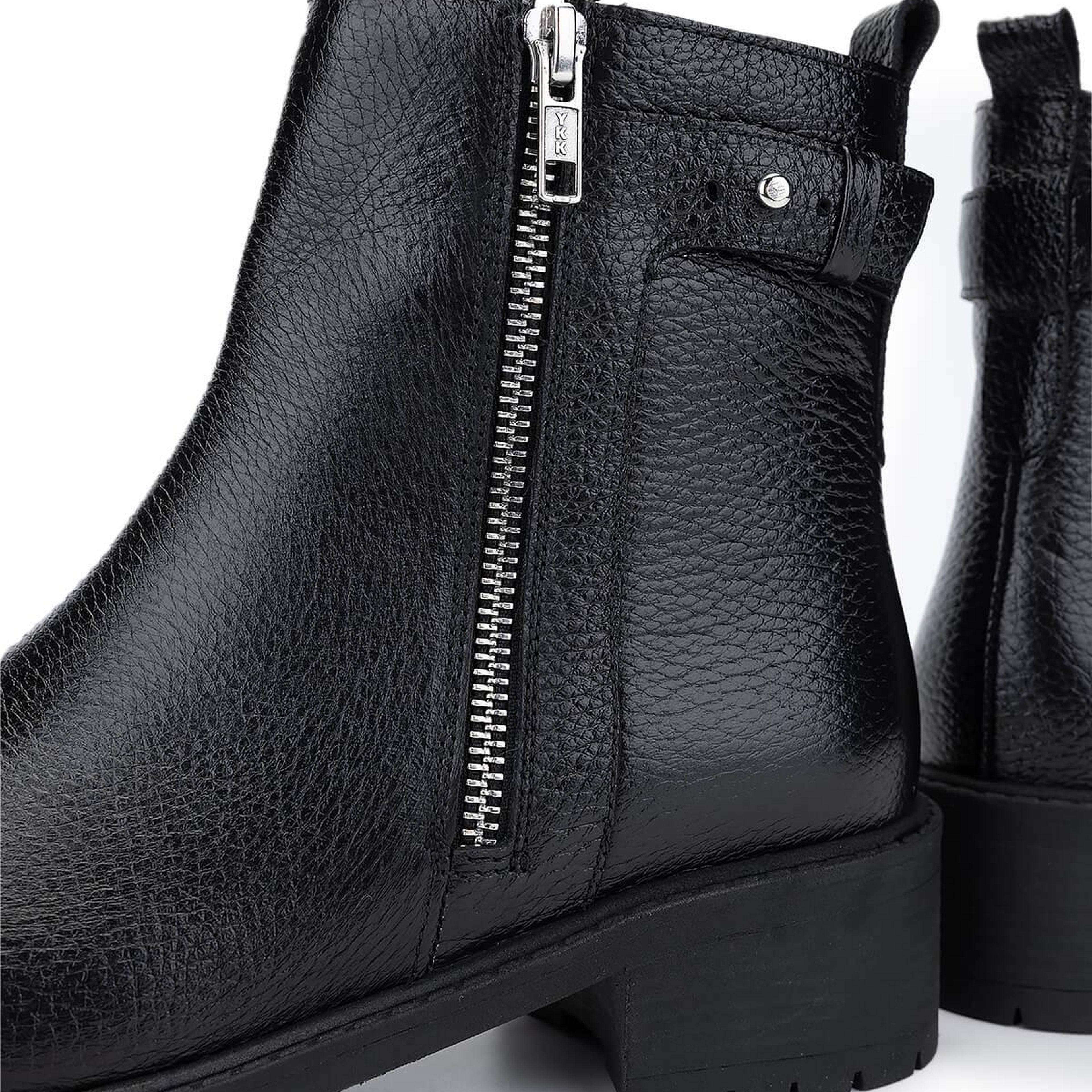 Tamer Tanca Kadın Hakiki Deri Siyah Floter Casual Bot