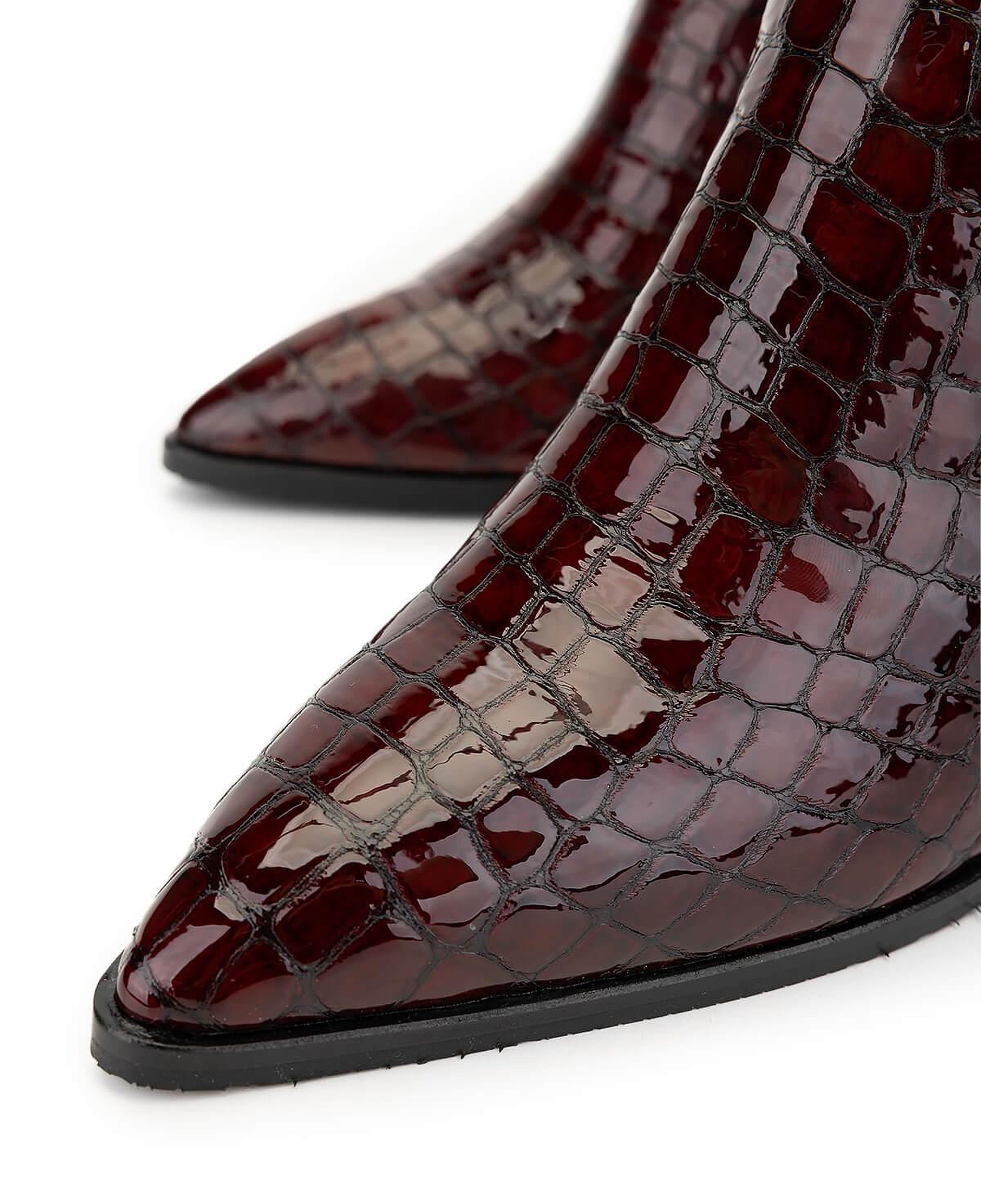 Tamer Tanca Kadın Hakiki Deri Bordo Casual Çizme