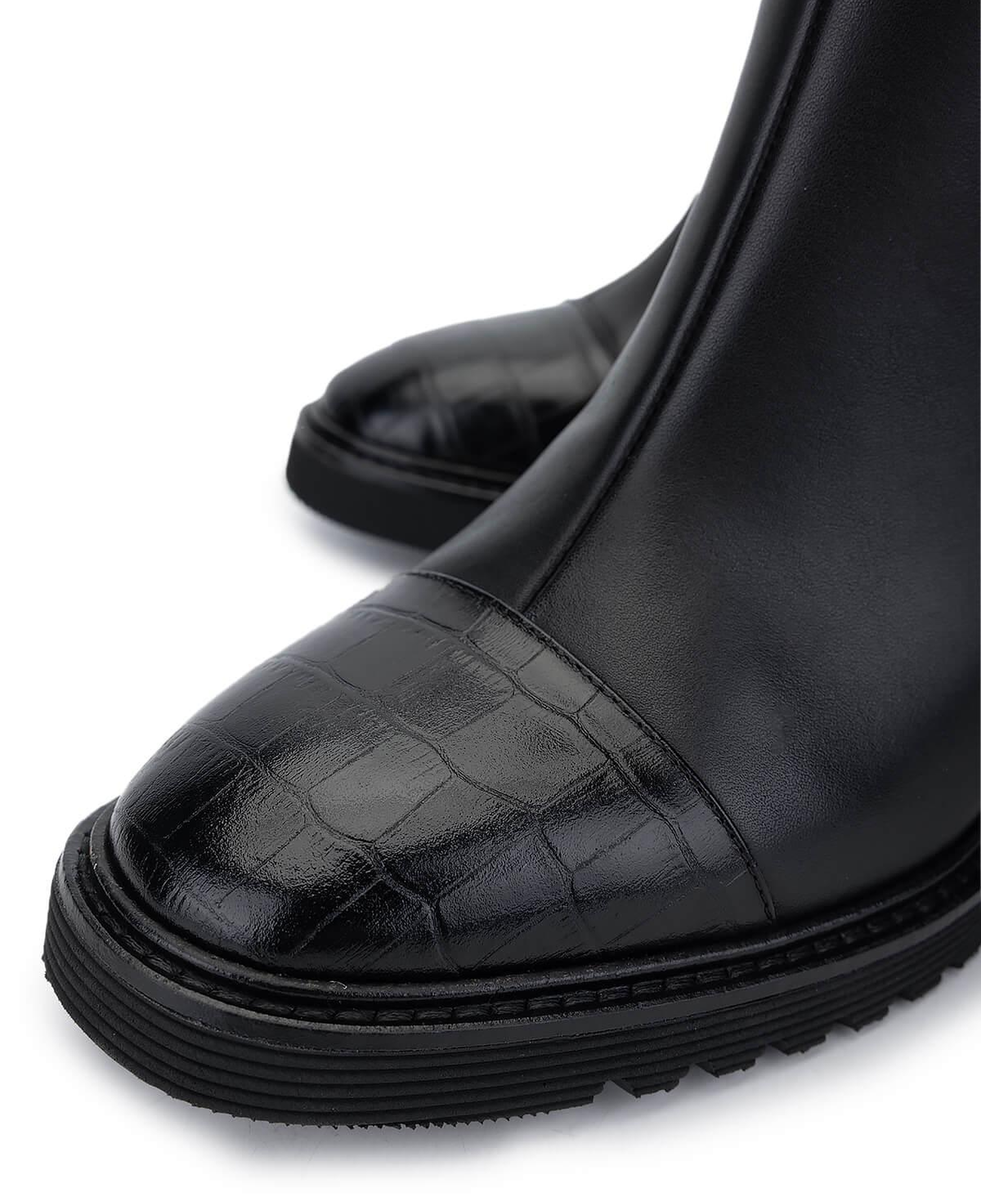 Tamer Tanca Kadın Hakiki Deri Siyah Deri Casual Bot