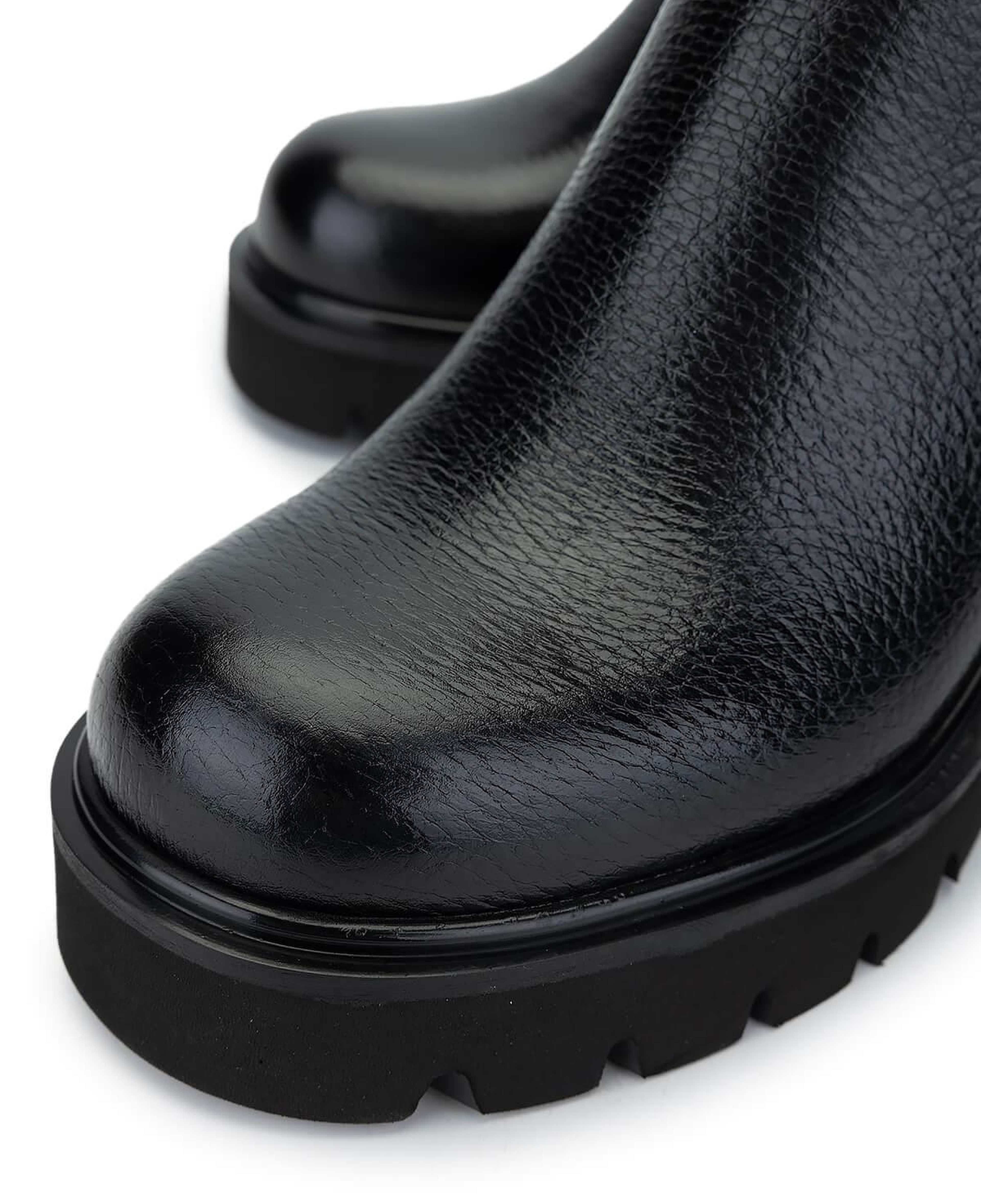 Tamer Tanca Kadın Hakiki Deri Siyah Floter Casual Bot