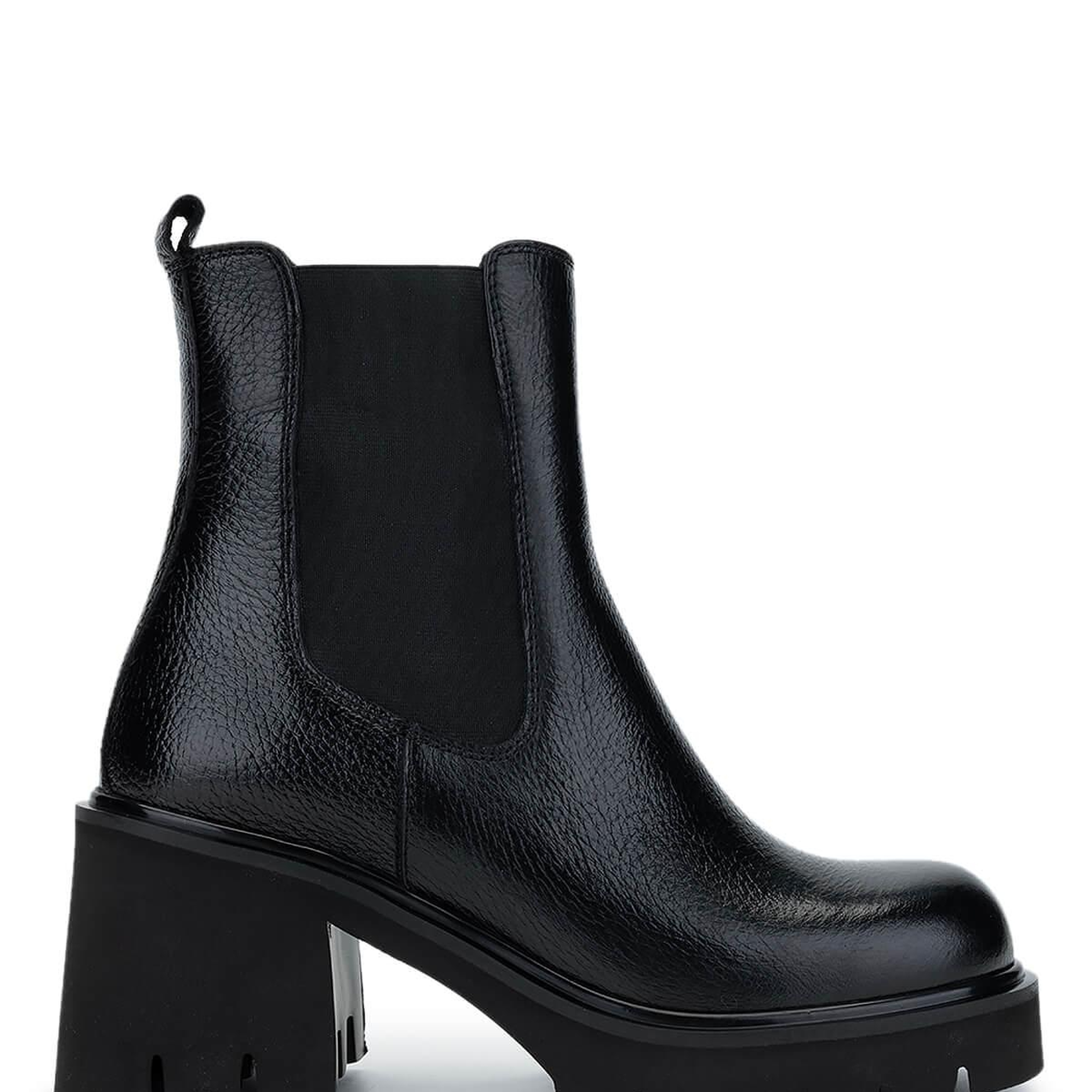 Tamer Tanca Kadın Hakiki Deri Siyah Floter Casual Bot