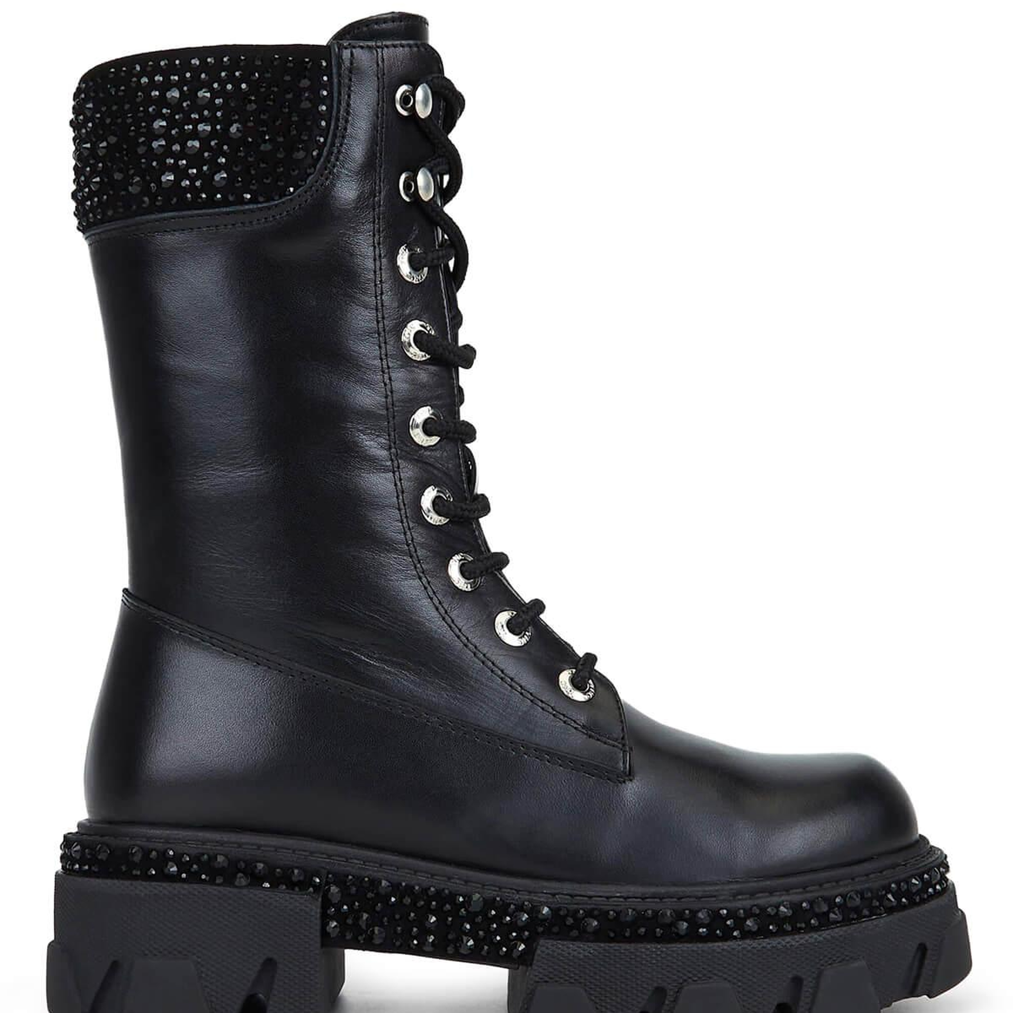 Tamer Tanca Kadın Hakiki Deri Siyah Deri Casual Bot