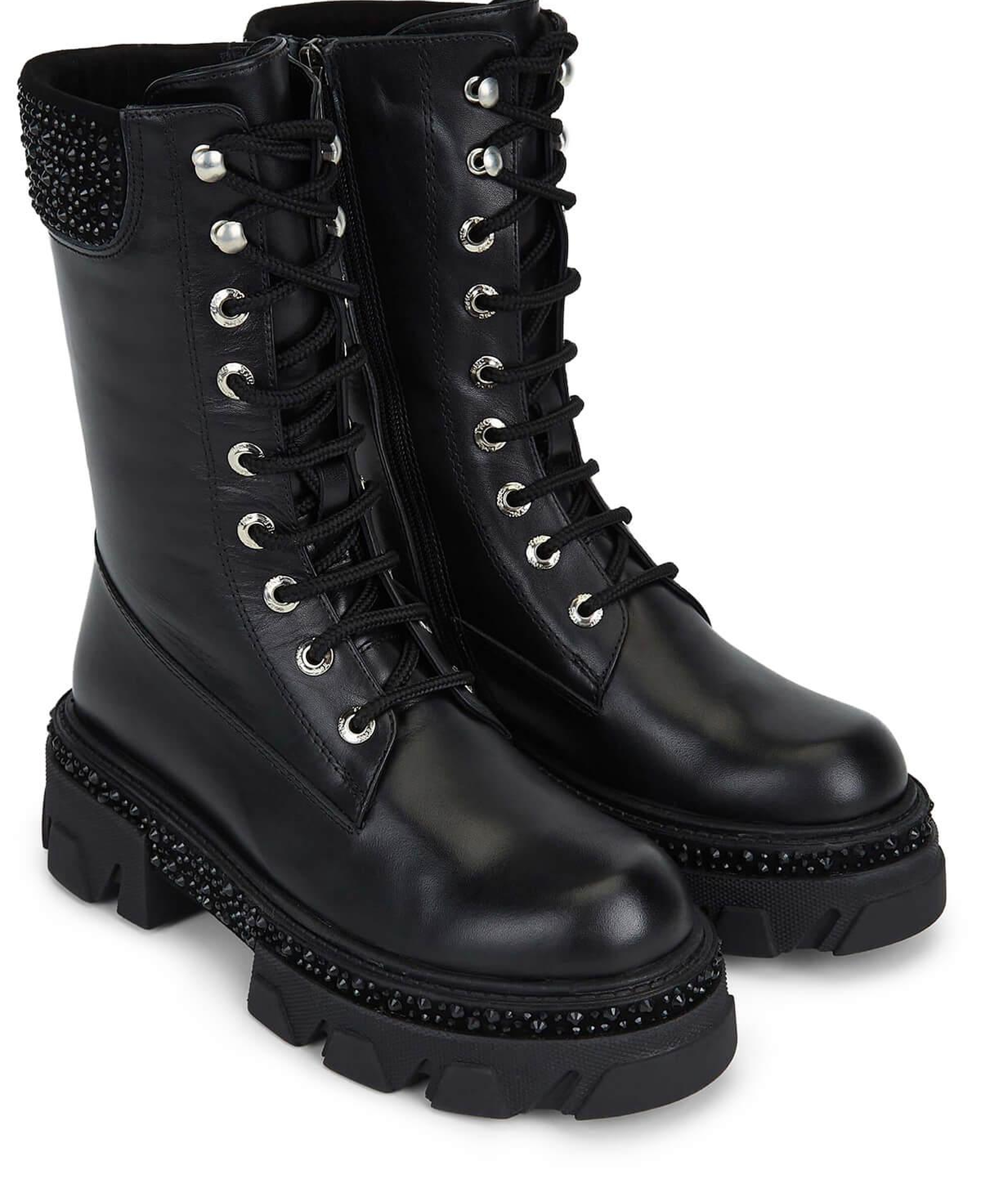 Tamer Tanca Kadın Hakiki Deri Siyah Deri Casual Bot