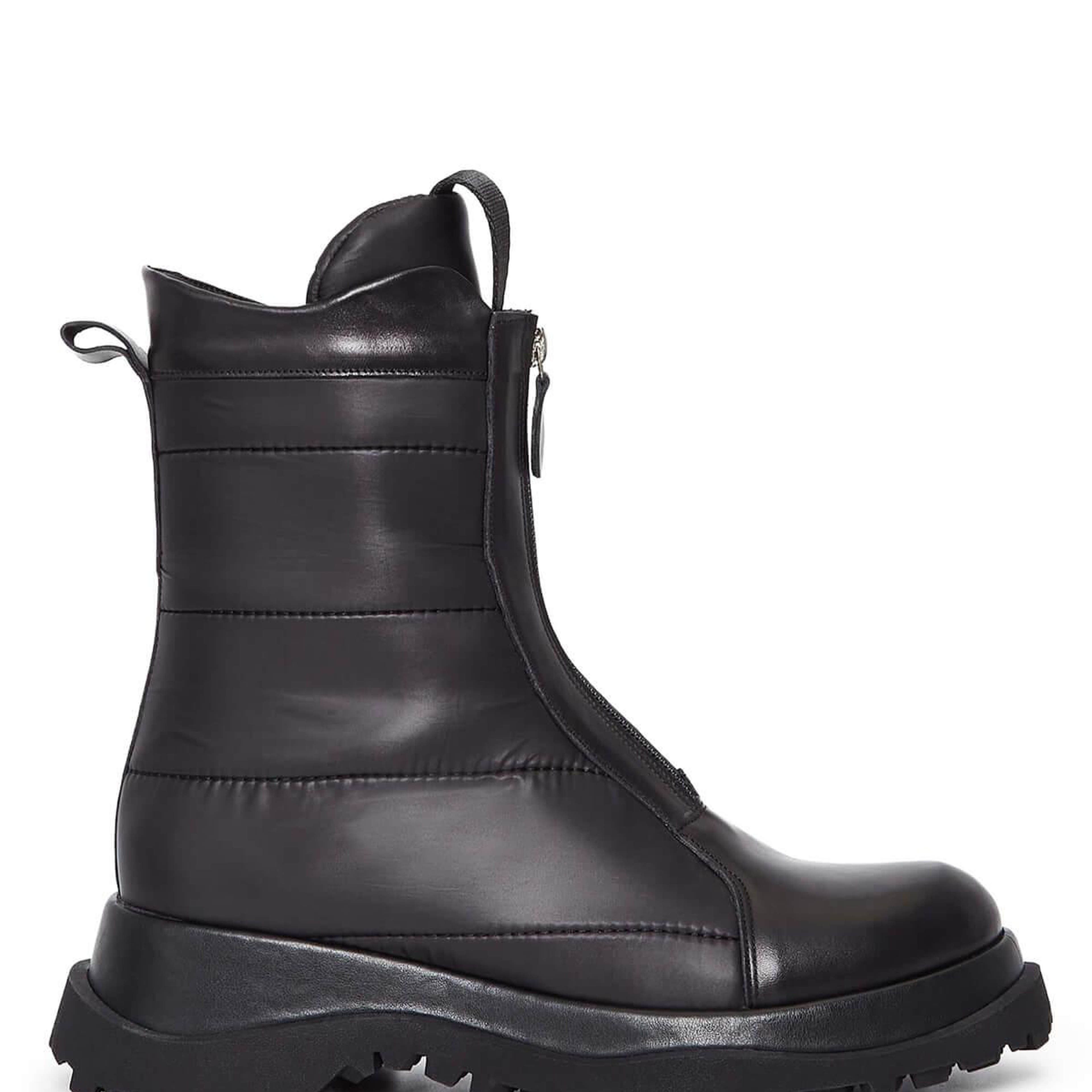 Tamer Tanca Kadın Hakiki Deri Siyah Deri Casual Bot