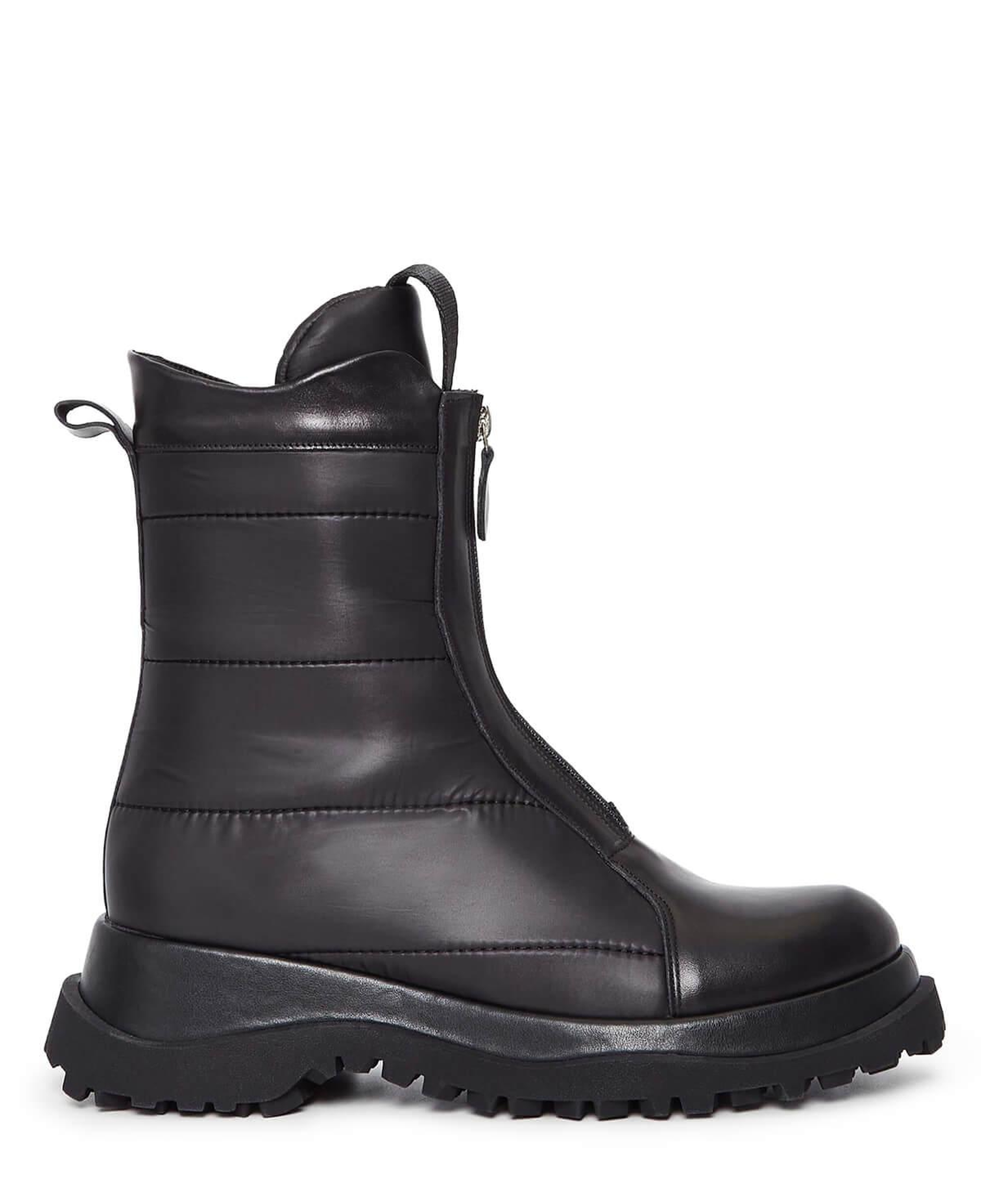 Tamer Tanca Kadın Hakiki Deri Siyah Deri Casual Bot