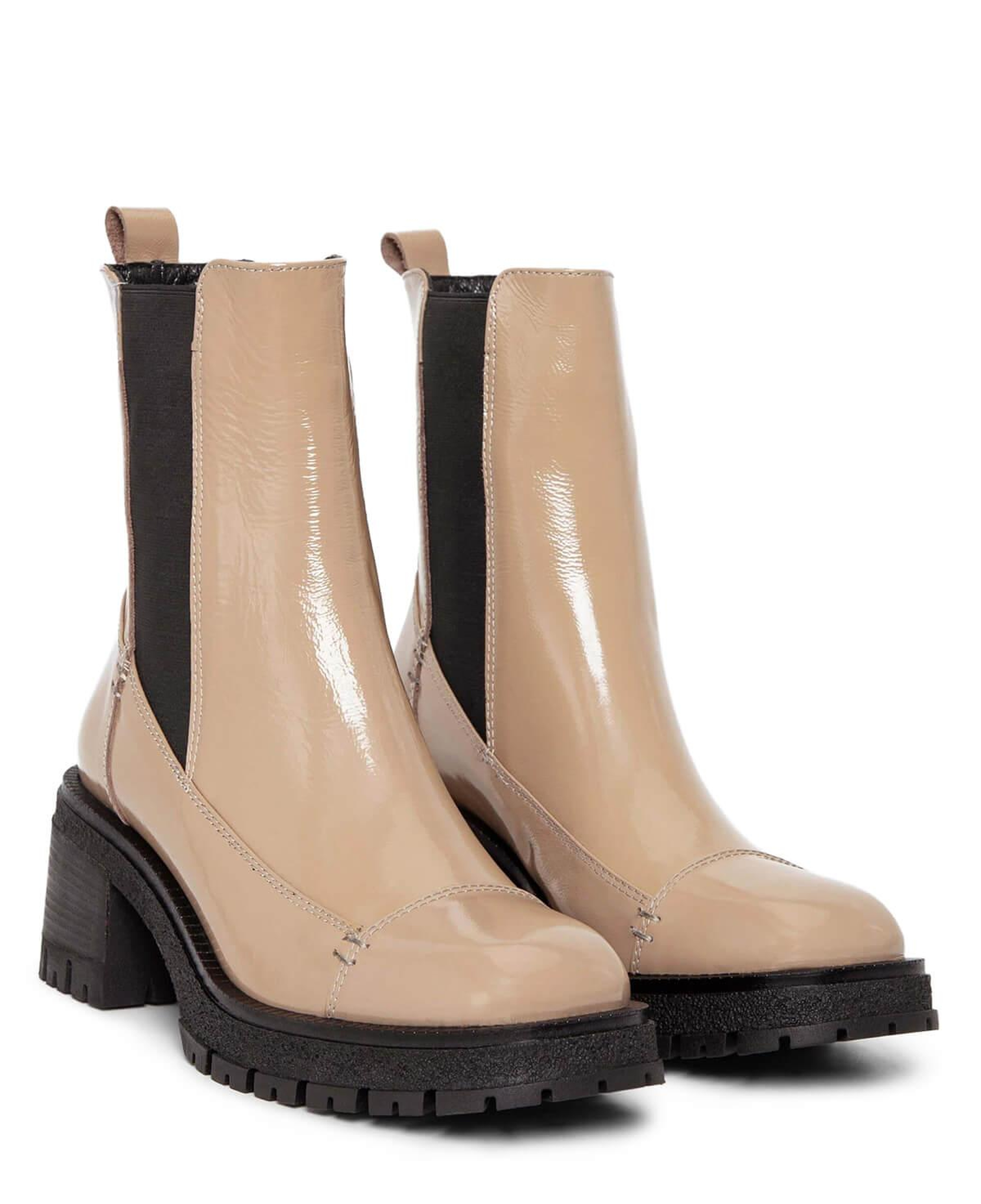 Tamer Tanca Kadın Hakiki Deri Vizon Rugan Casual Bot