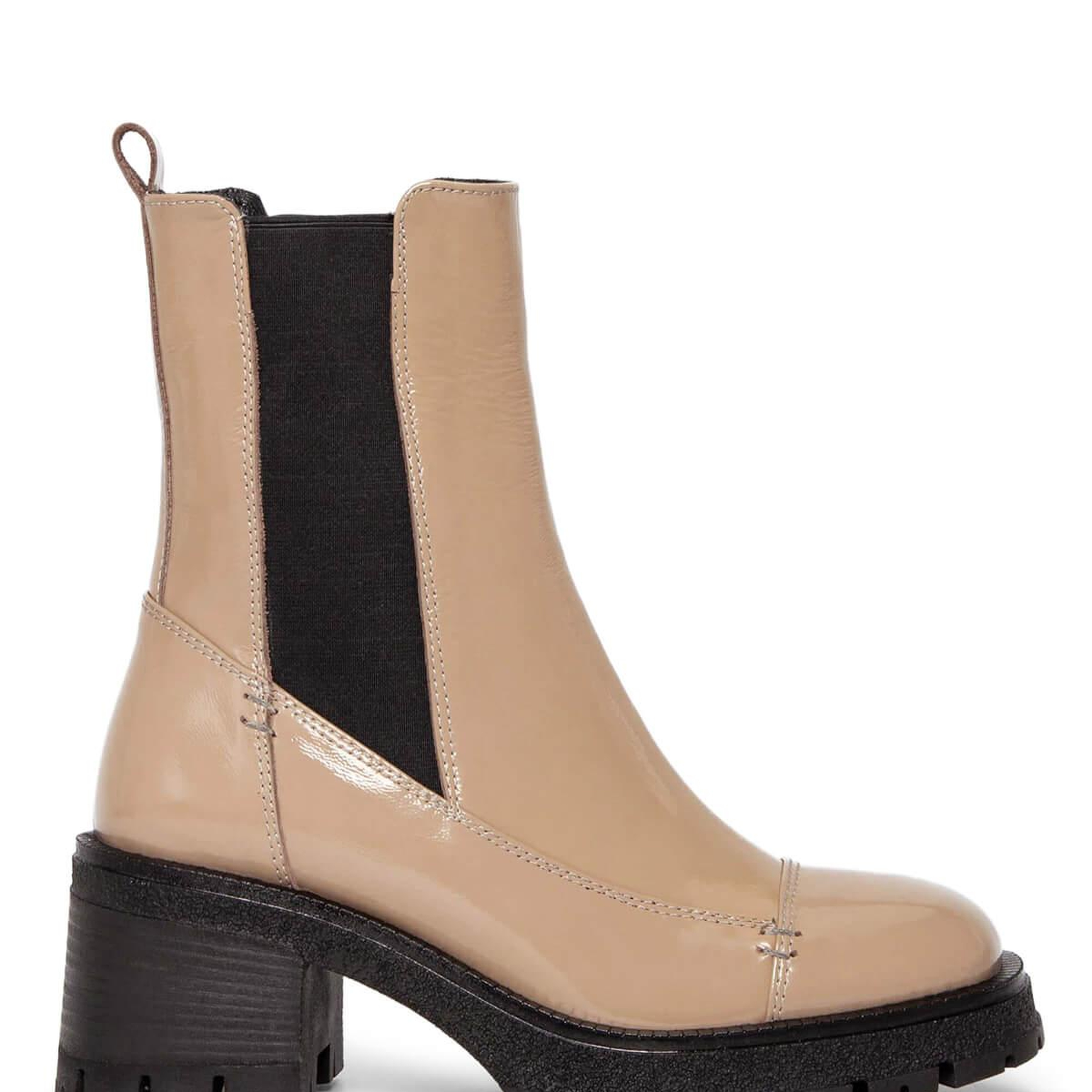 Tamer Tanca Kadın Hakiki Deri Vizon Rugan Casual Bot