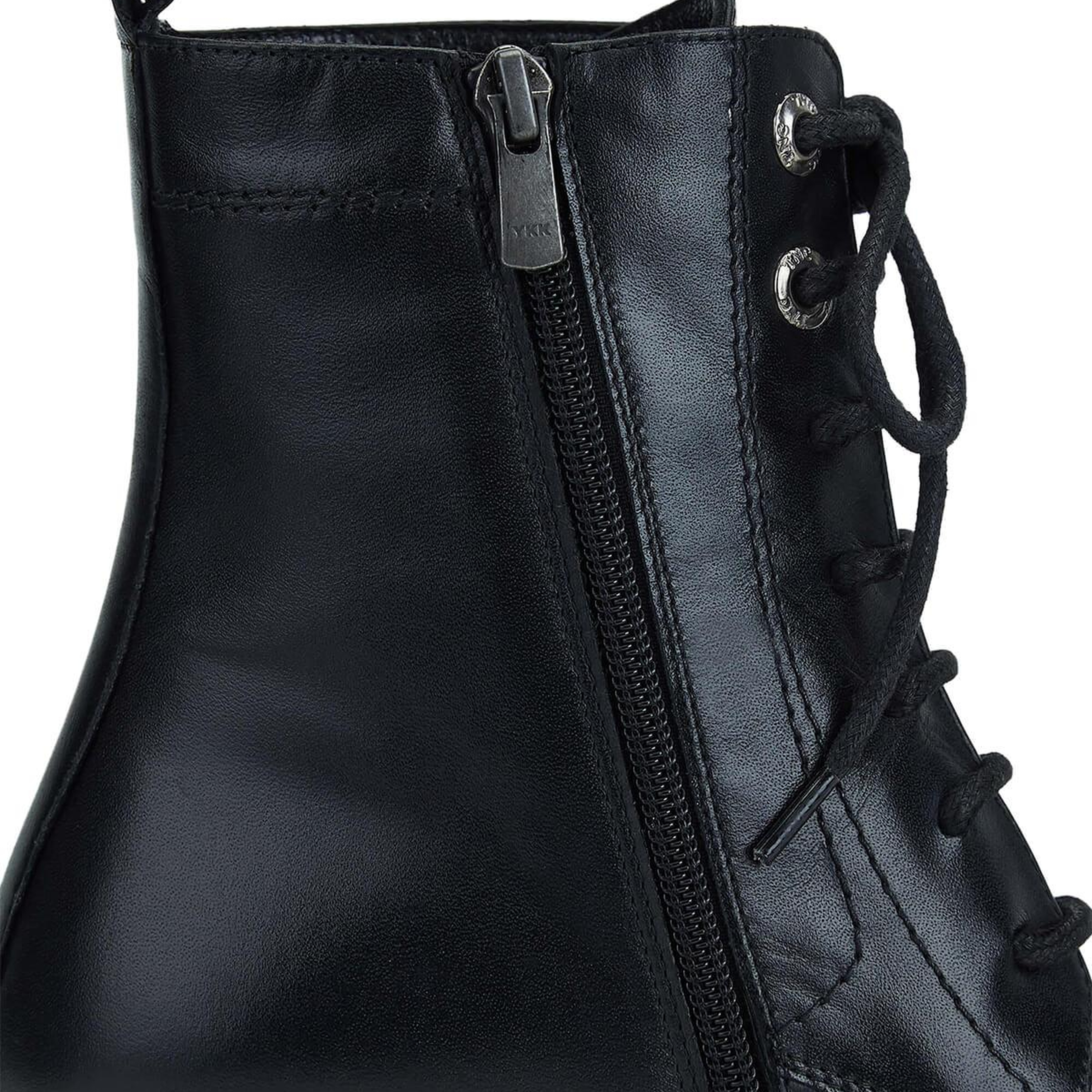 Tamer Tanca Kadın Hakiki Deri Siyah Deri Casual Bot