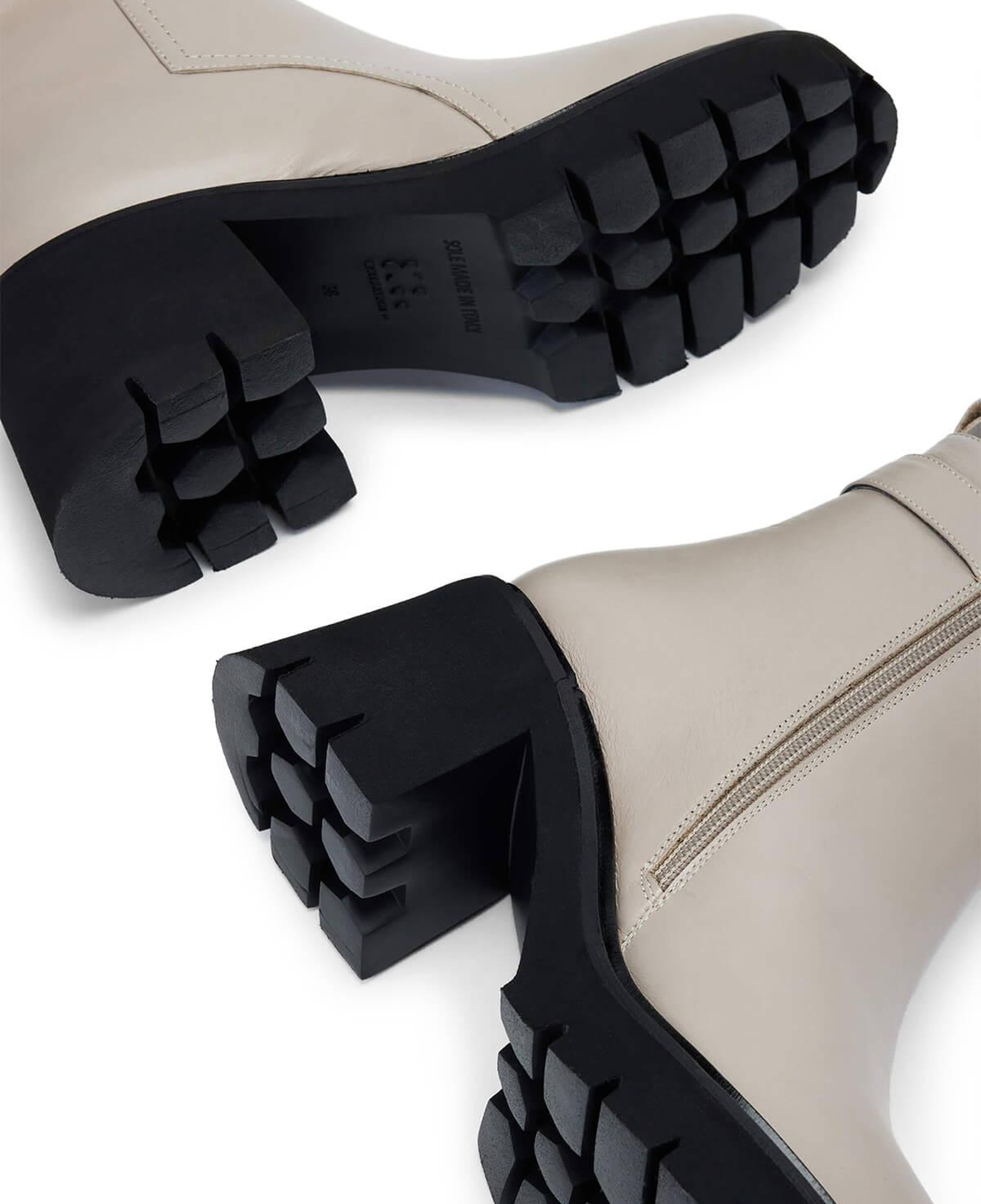 Tamer Tanca Kadın Hakiki Deri Kırık Beyaz Casual Bot