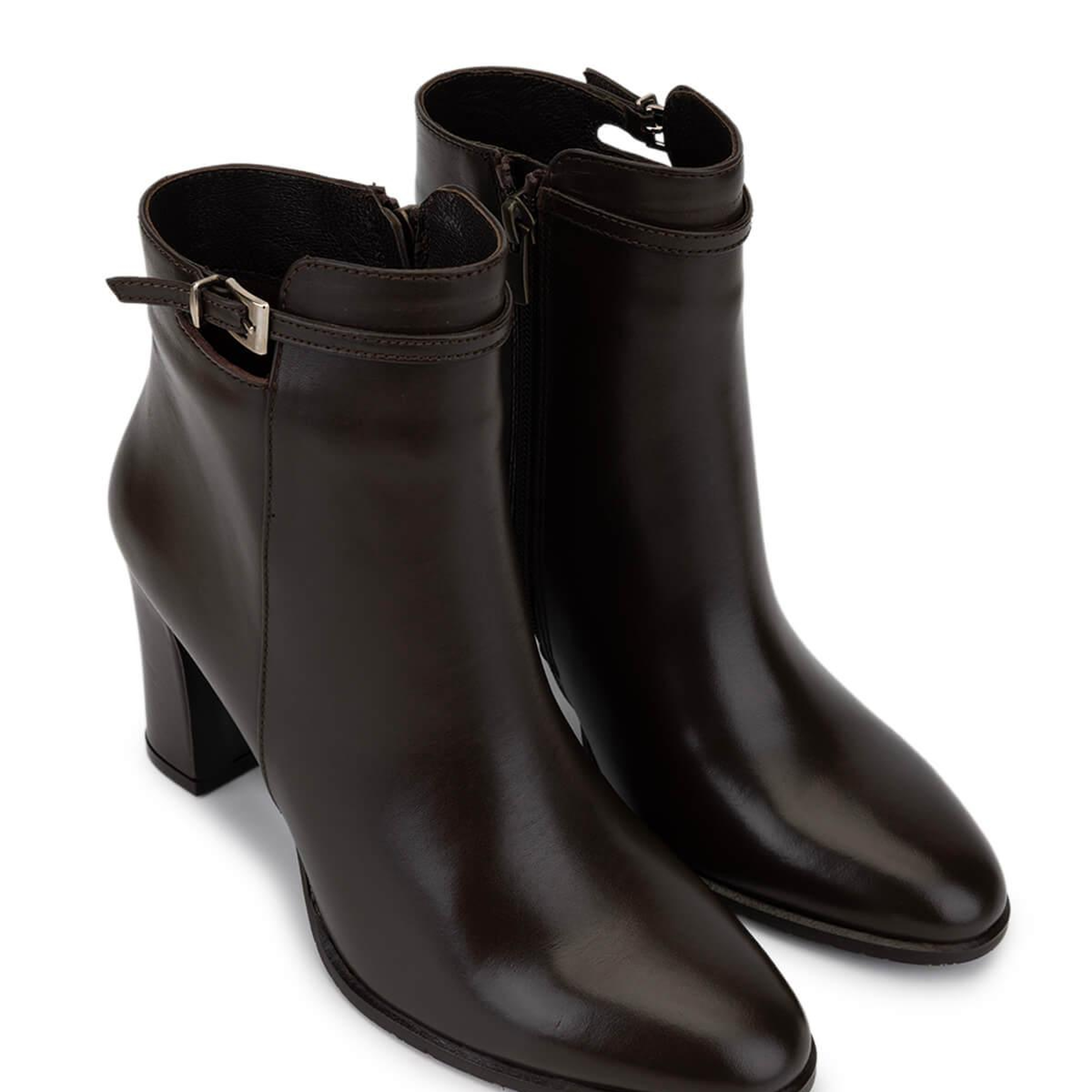 Tamer Tanca Kadın Hakiki Deri Kahverengi Klasik Bot