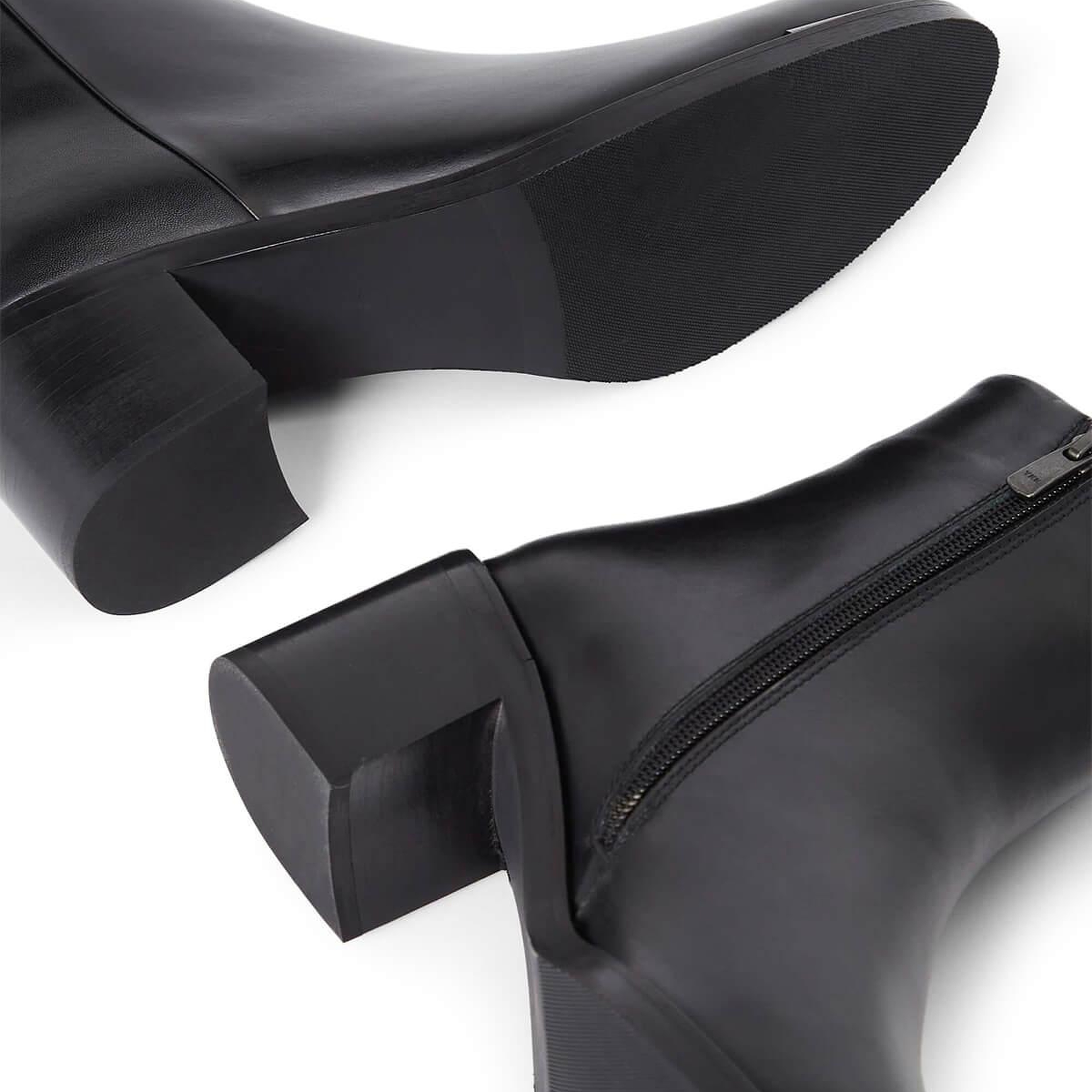 Tamer Tanca Kadın Hakiki Deri Siyah Deri Casual Bot