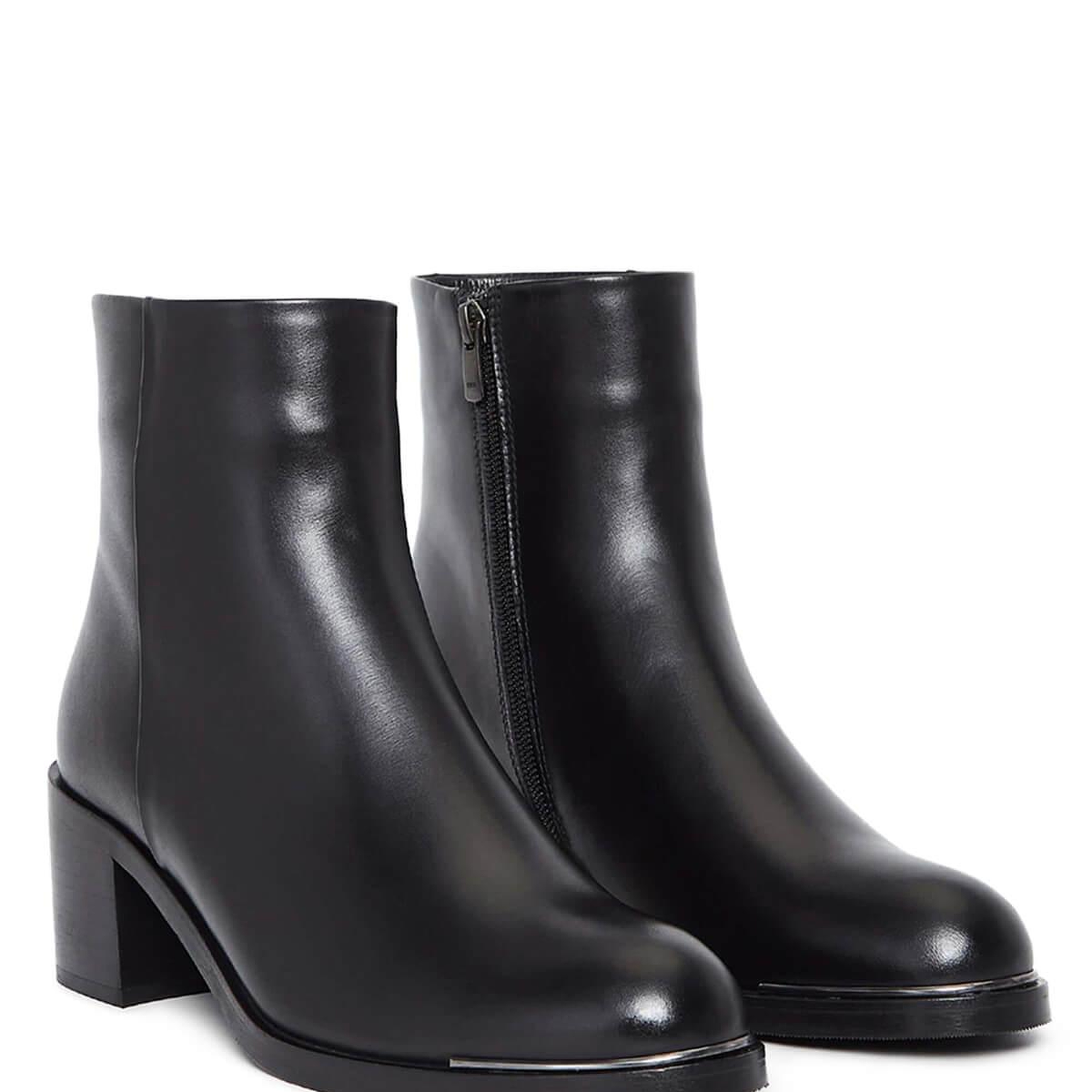 Tamer Tanca Kadın Hakiki Deri Siyah Deri Casual Bot