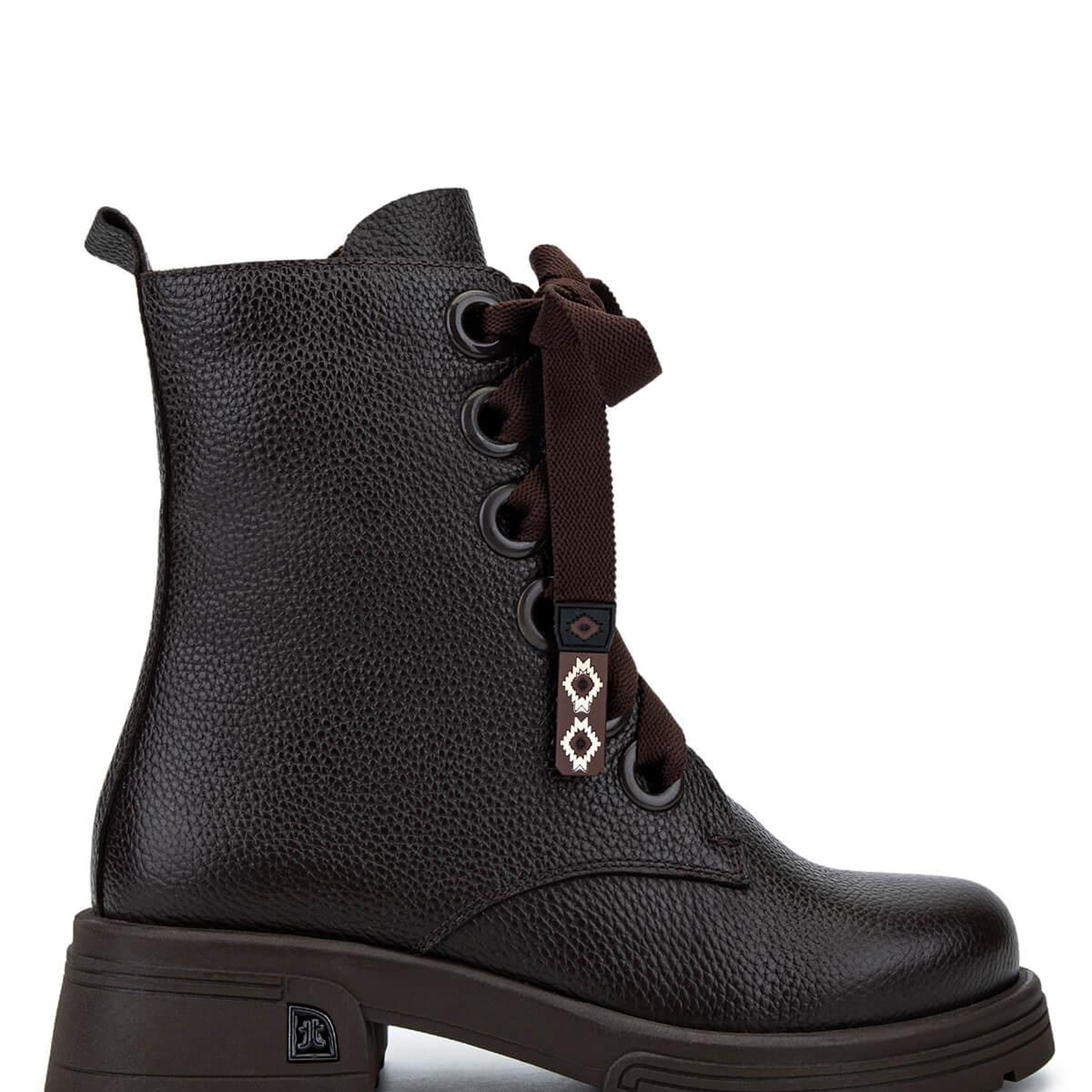 Tamer Tanca Kadın Hakiki Deri Kahverengi Floter Klasik Bot