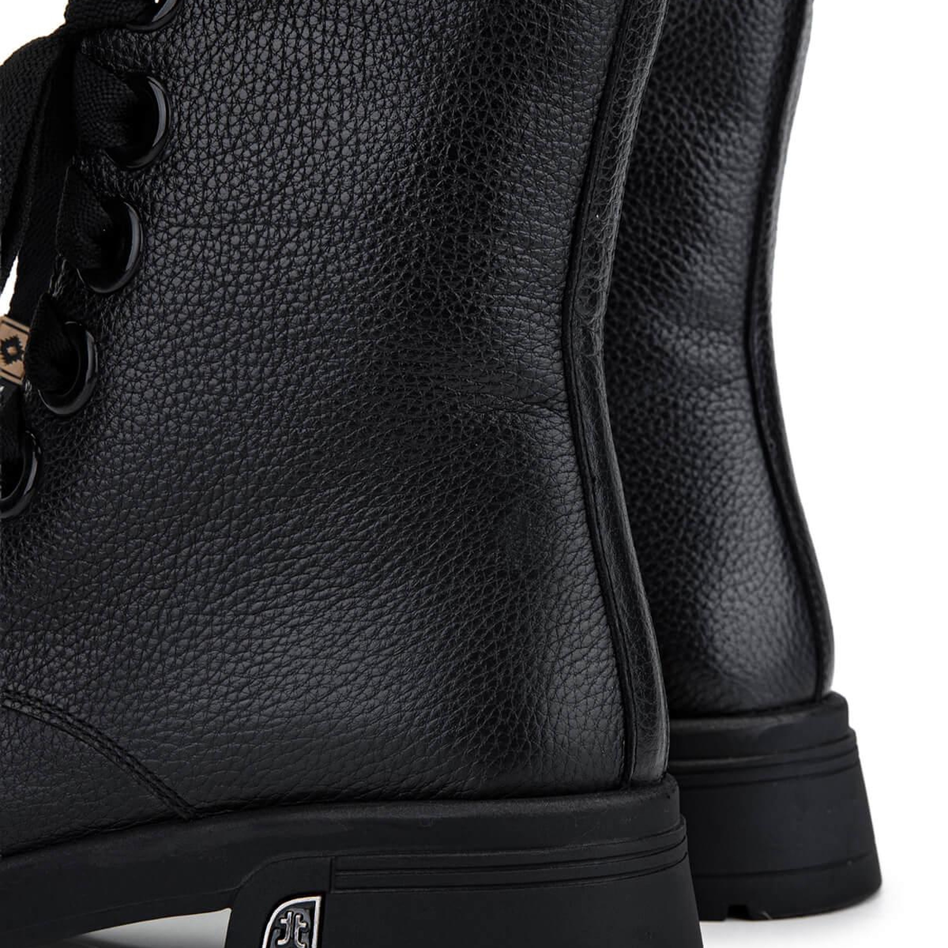 Tamer Tanca Kadın Hakiki Deri Siyah Floter Klasik Bot