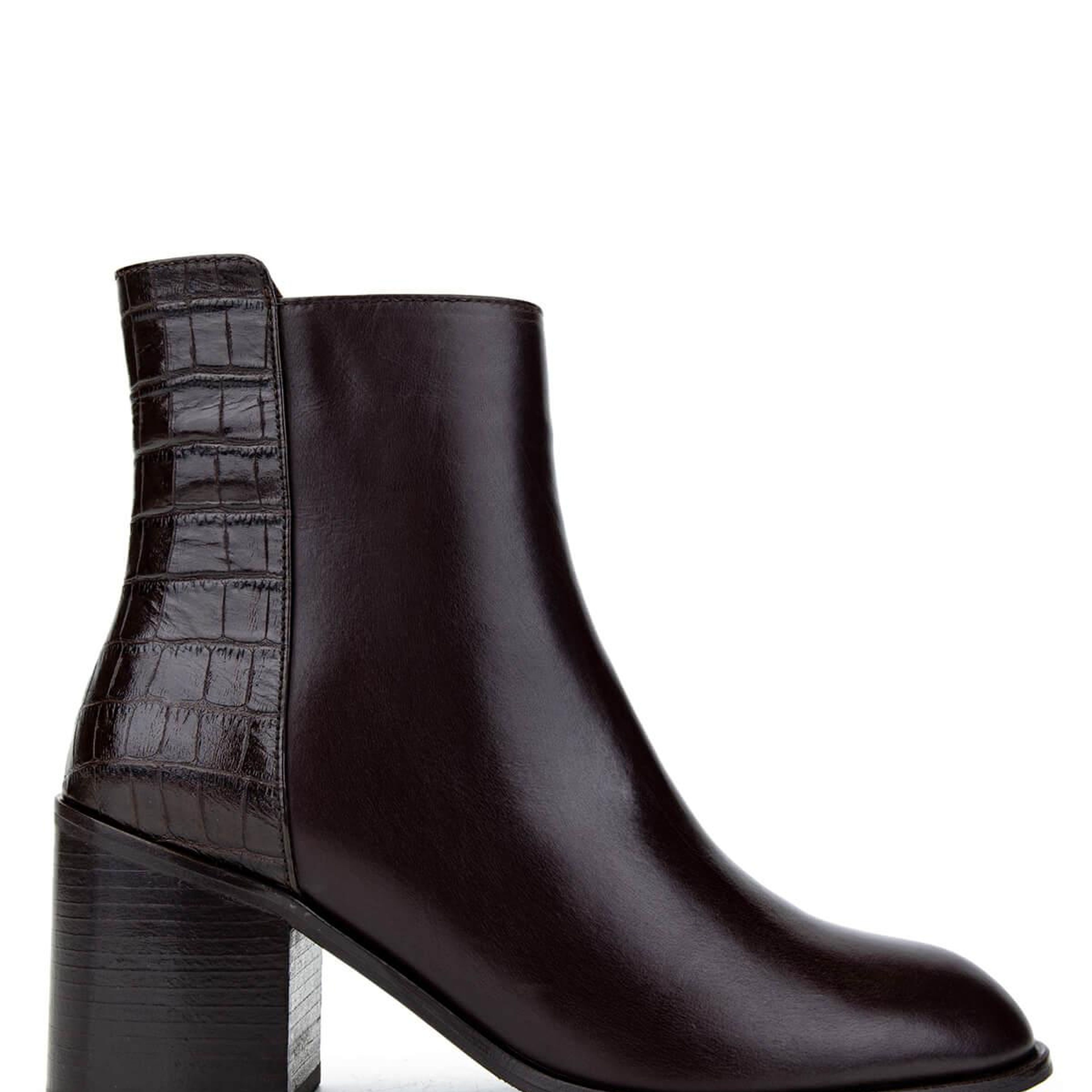 Tamer Tanca Kadın Hakiki Deri Kahverengi Topuklu Bot