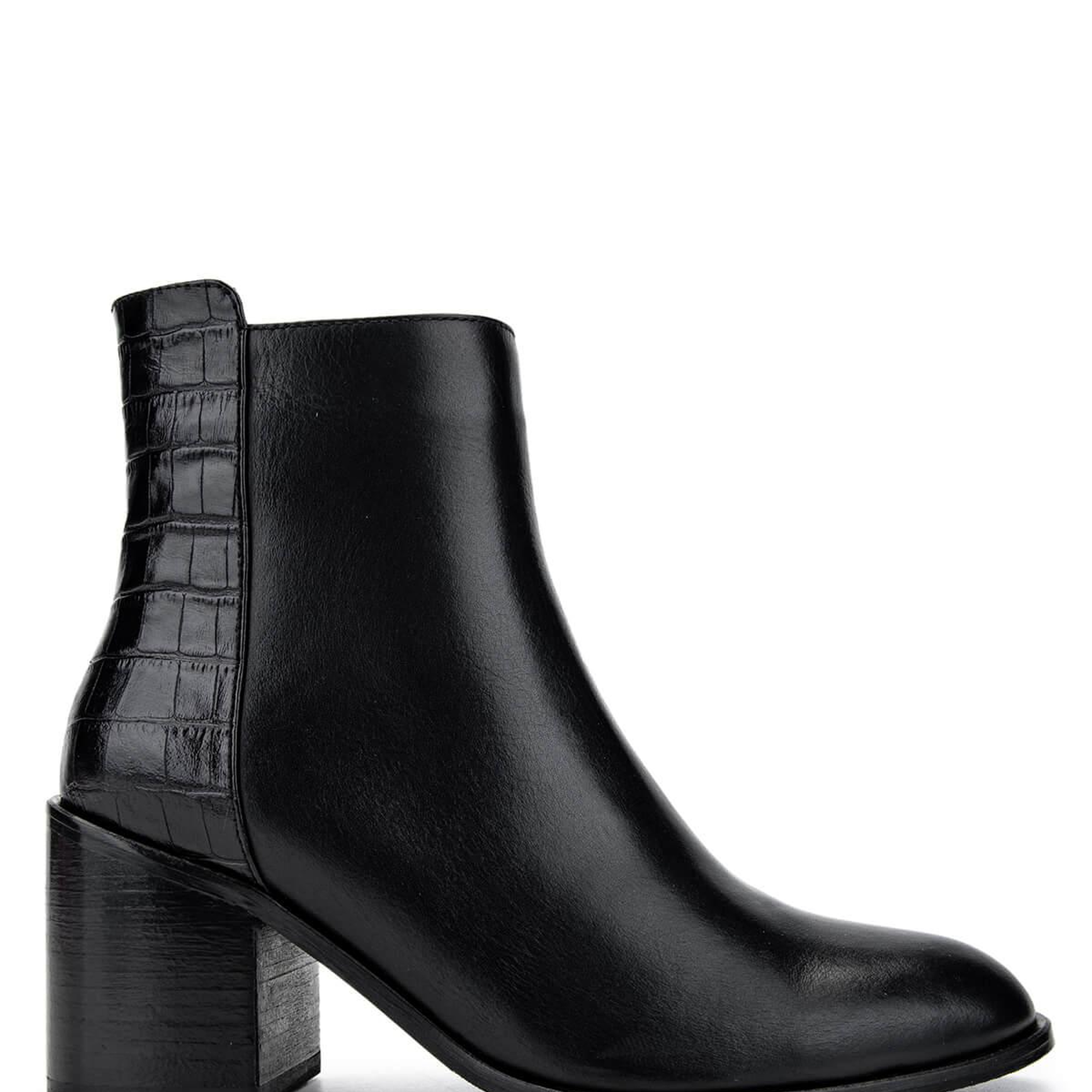 Tamer Tanca Kadın Hakiki Deri Siyah Topuklu Bot