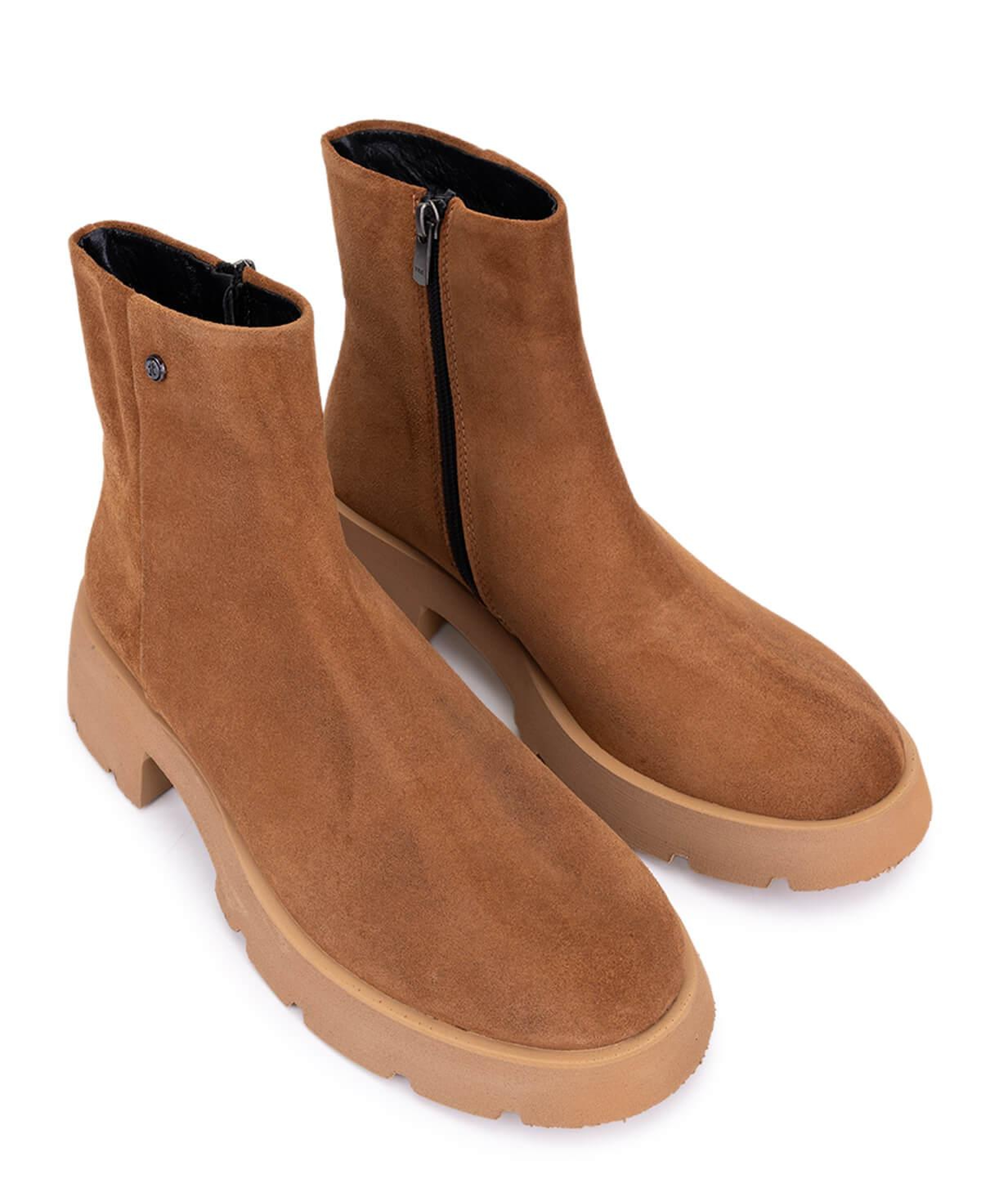 Tamer Tanca Kadın Hakiki Deri Taba Süet Casual Bot