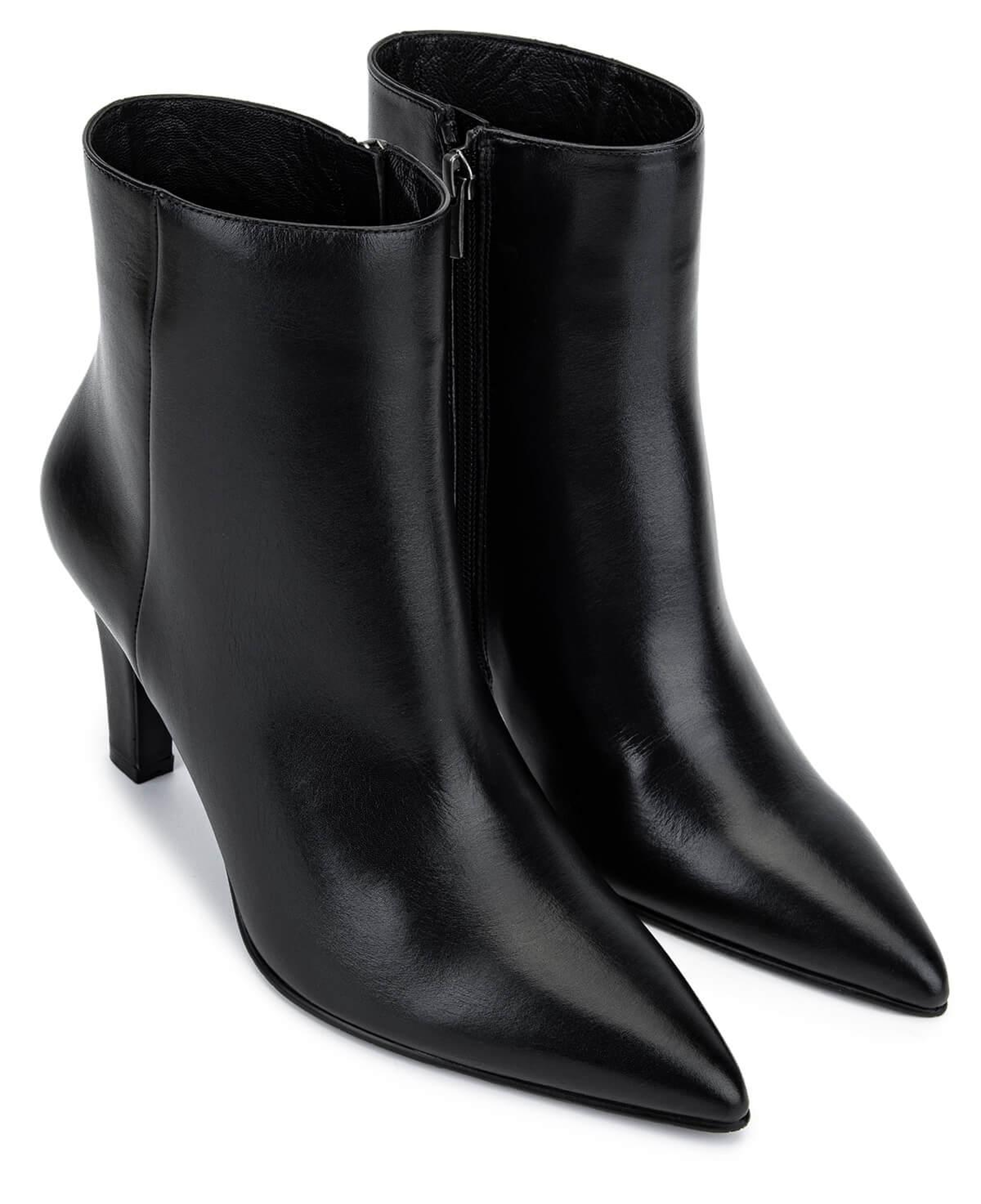 Tamer Tanca Kadın Hakiki Deri Siyah Abiye Bot