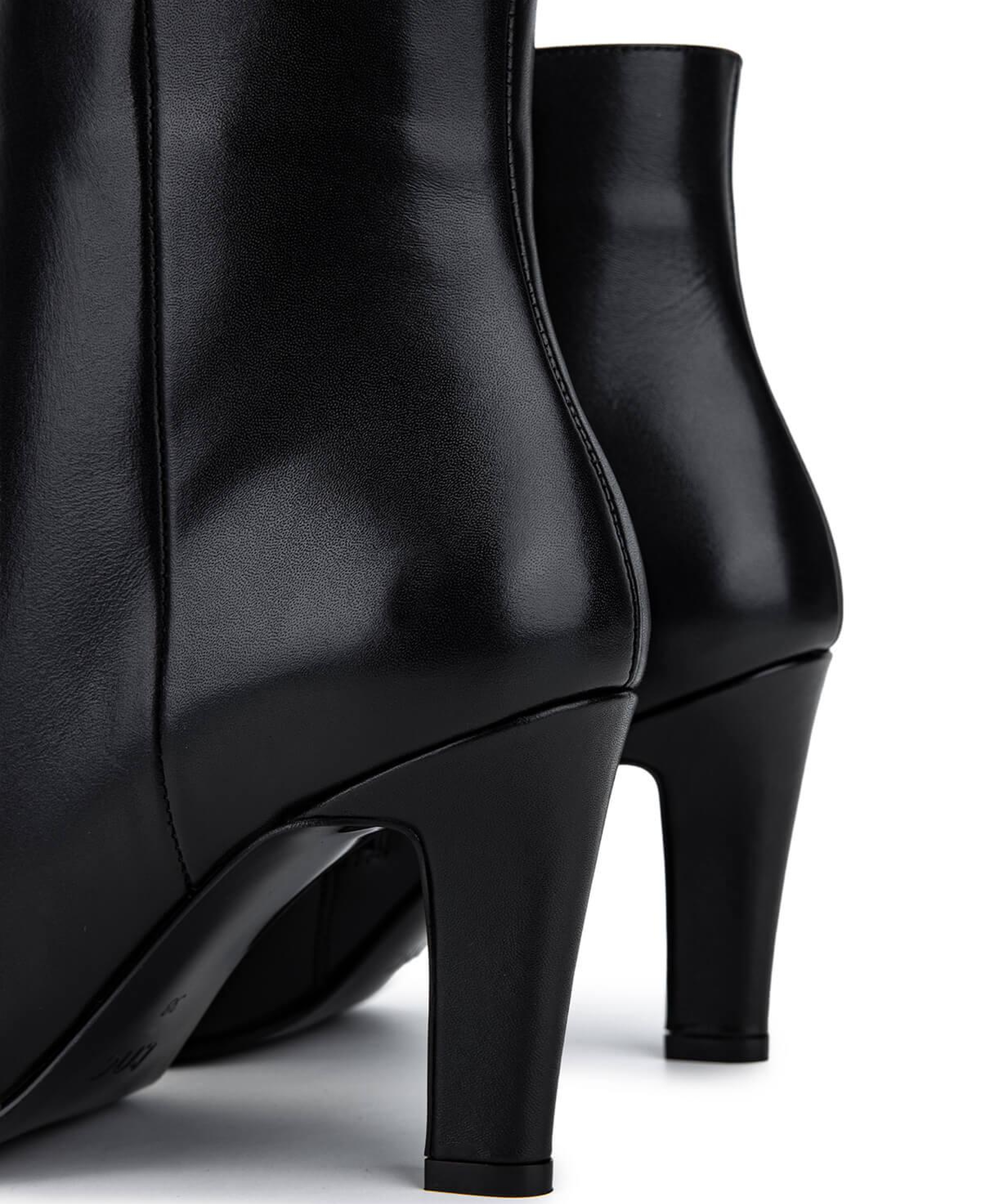 Tamer Tanca Kadın Hakiki Deri Siyah Abiye Bot