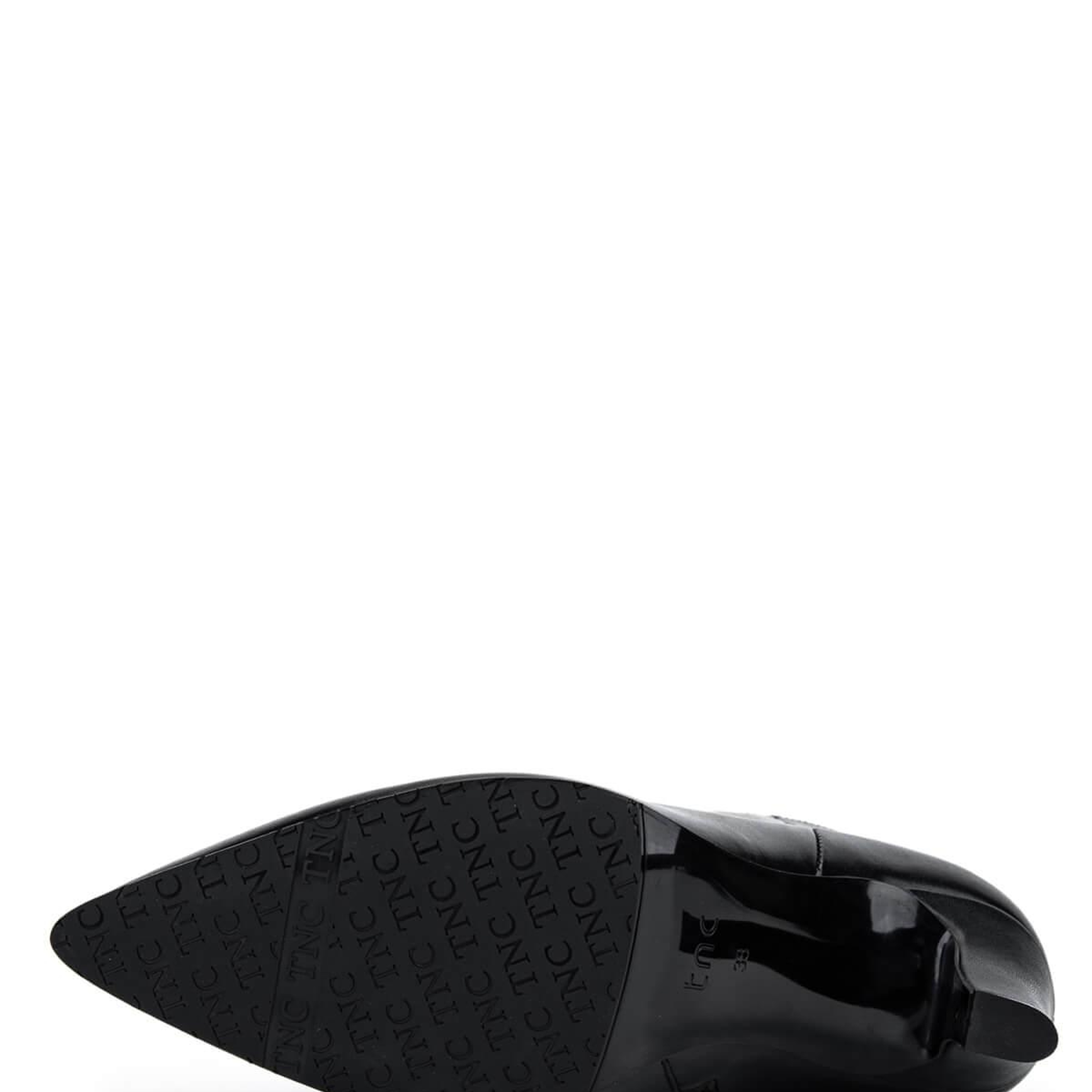 Tamer Tanca Kadın Hakiki Deri Siyah Abiye Bot