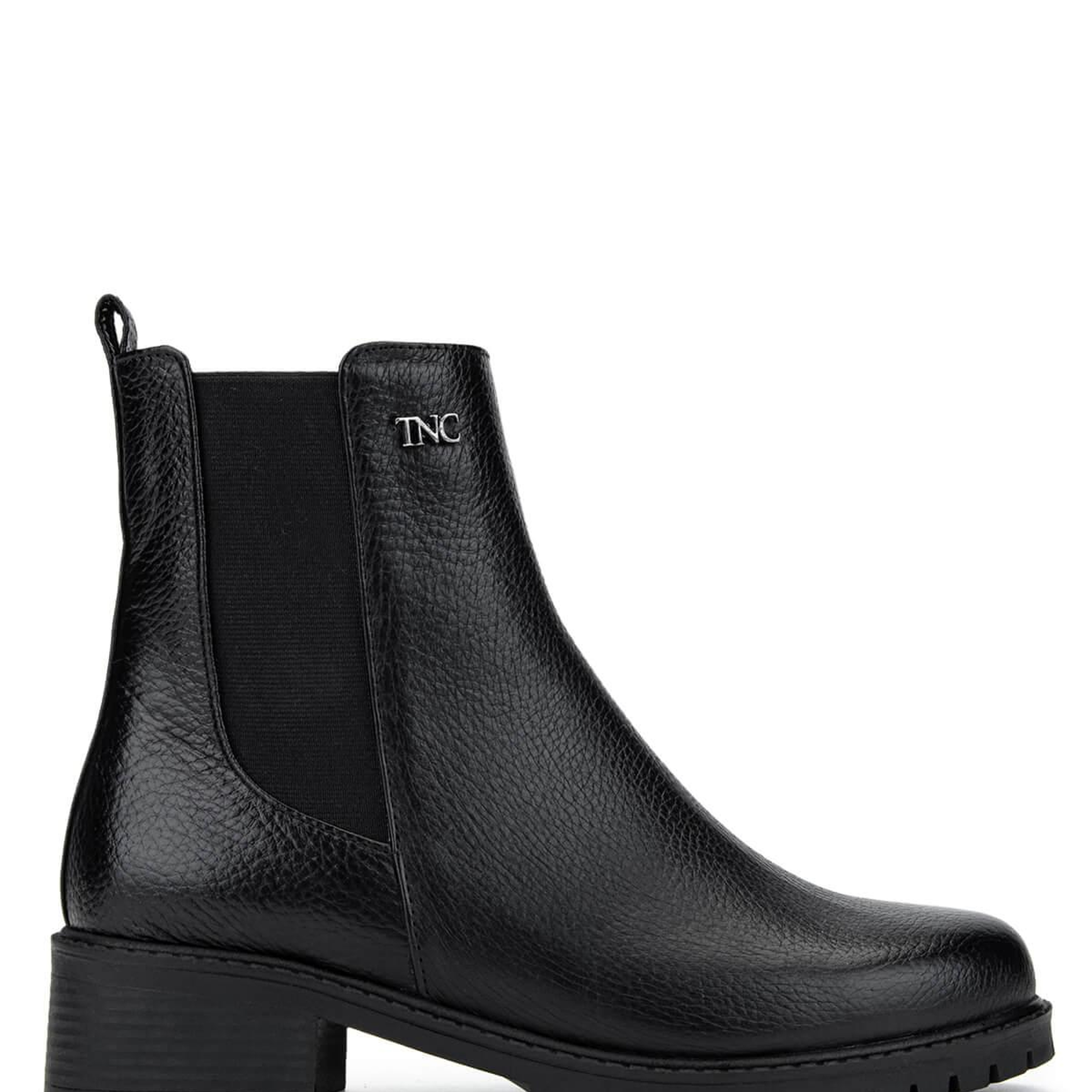 Tamer Tanca Kadın Hakiki Deri Siyah Floter Casual Bot