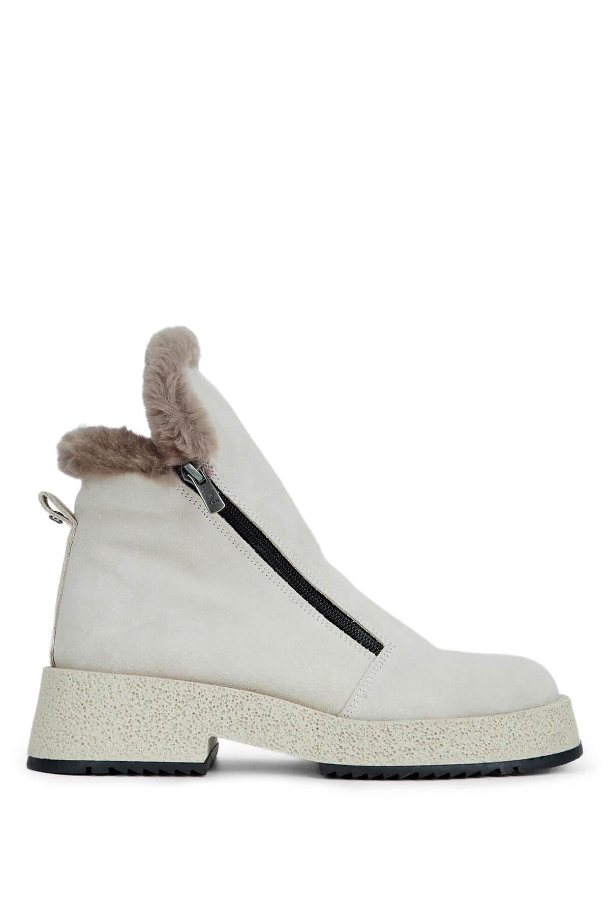 Tamer Tanca Kadın Hakiki Deri Taş Süet Casual Bot