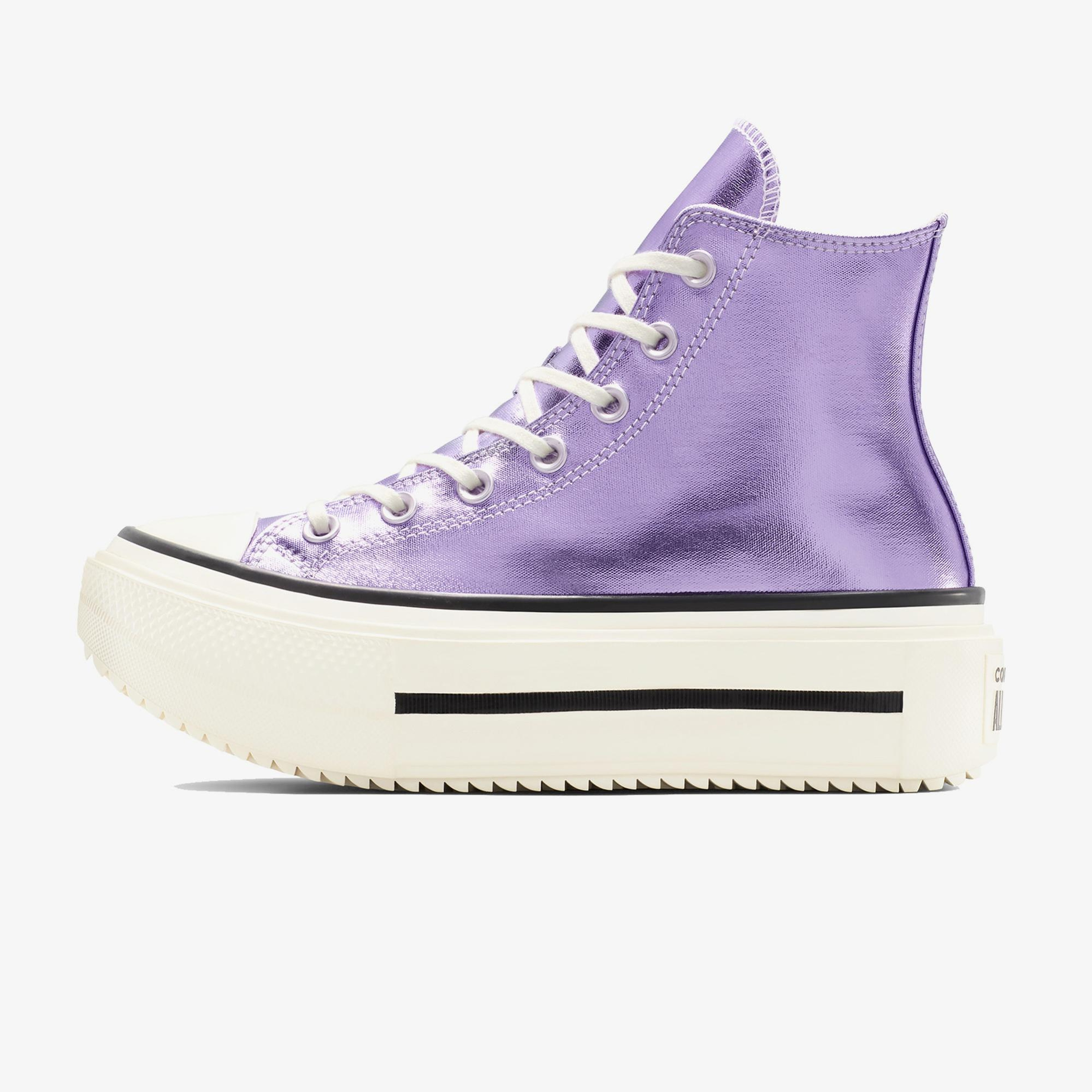 Converse Chuck Taylor All Star Lift Double Stack Unisex Mor Sneaker