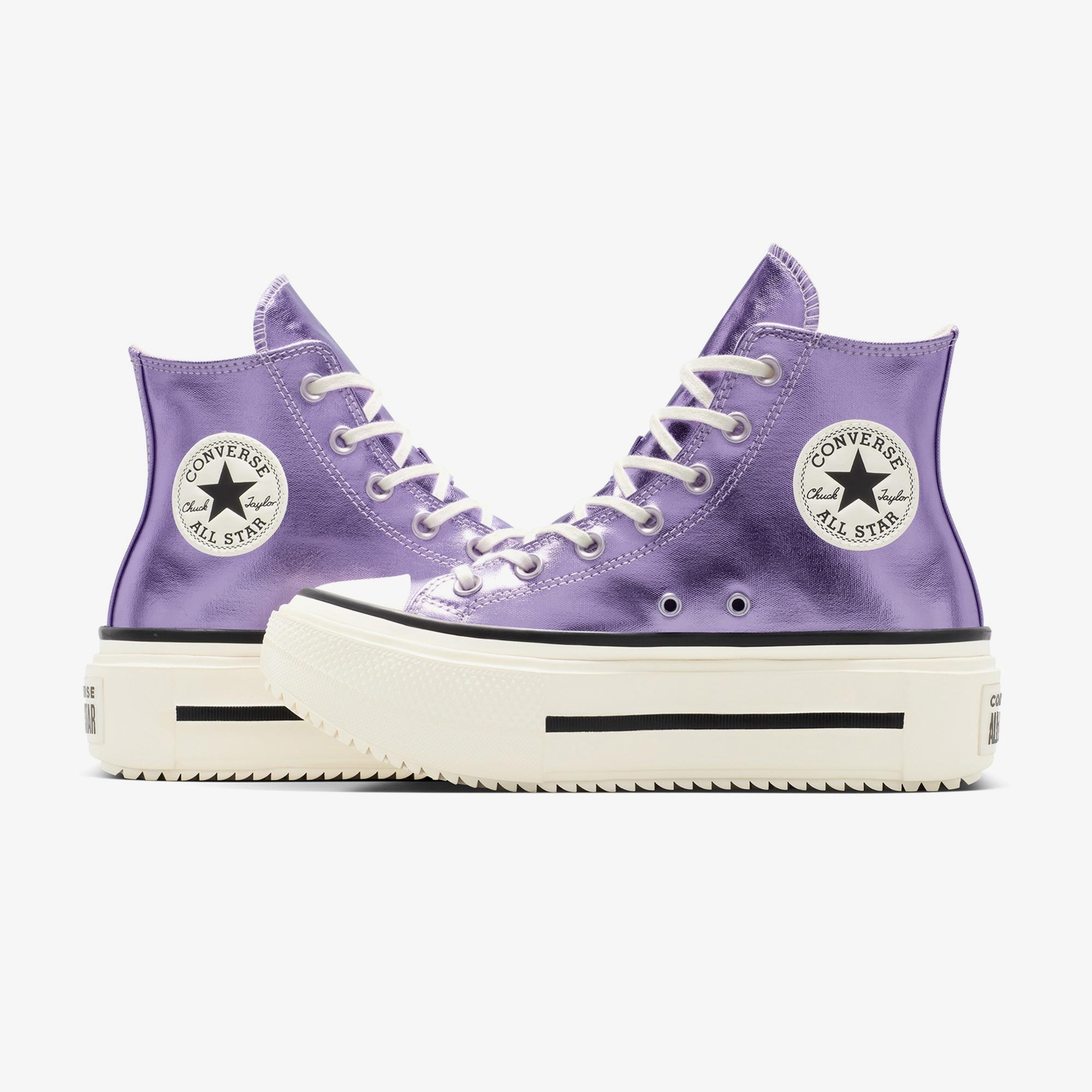 Converse Chuck Taylor All Star Lift Double Stack Unisex Mor Sneaker