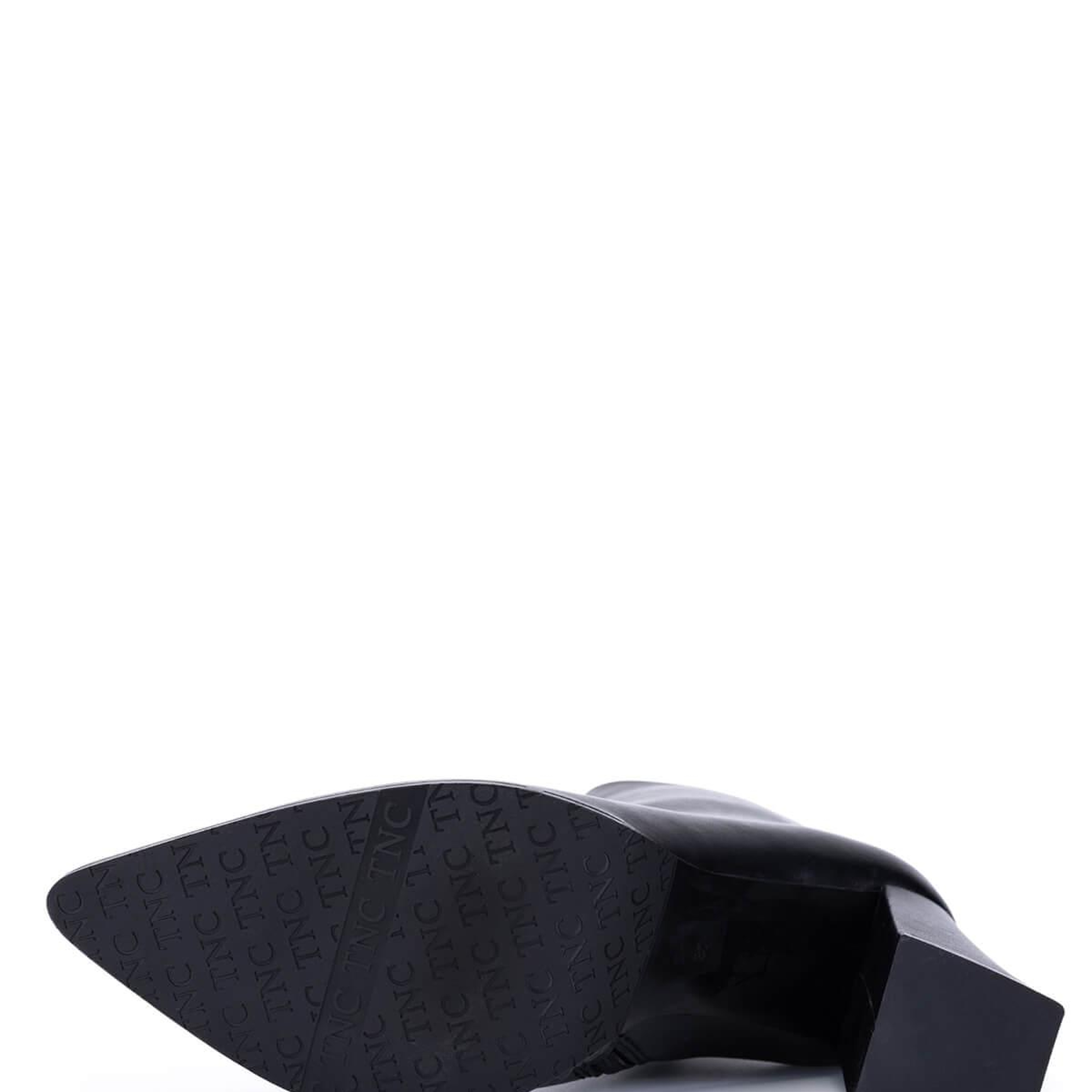 Tamer Tanca Kadın Hakiki Deri Siyah Topuklu Bot