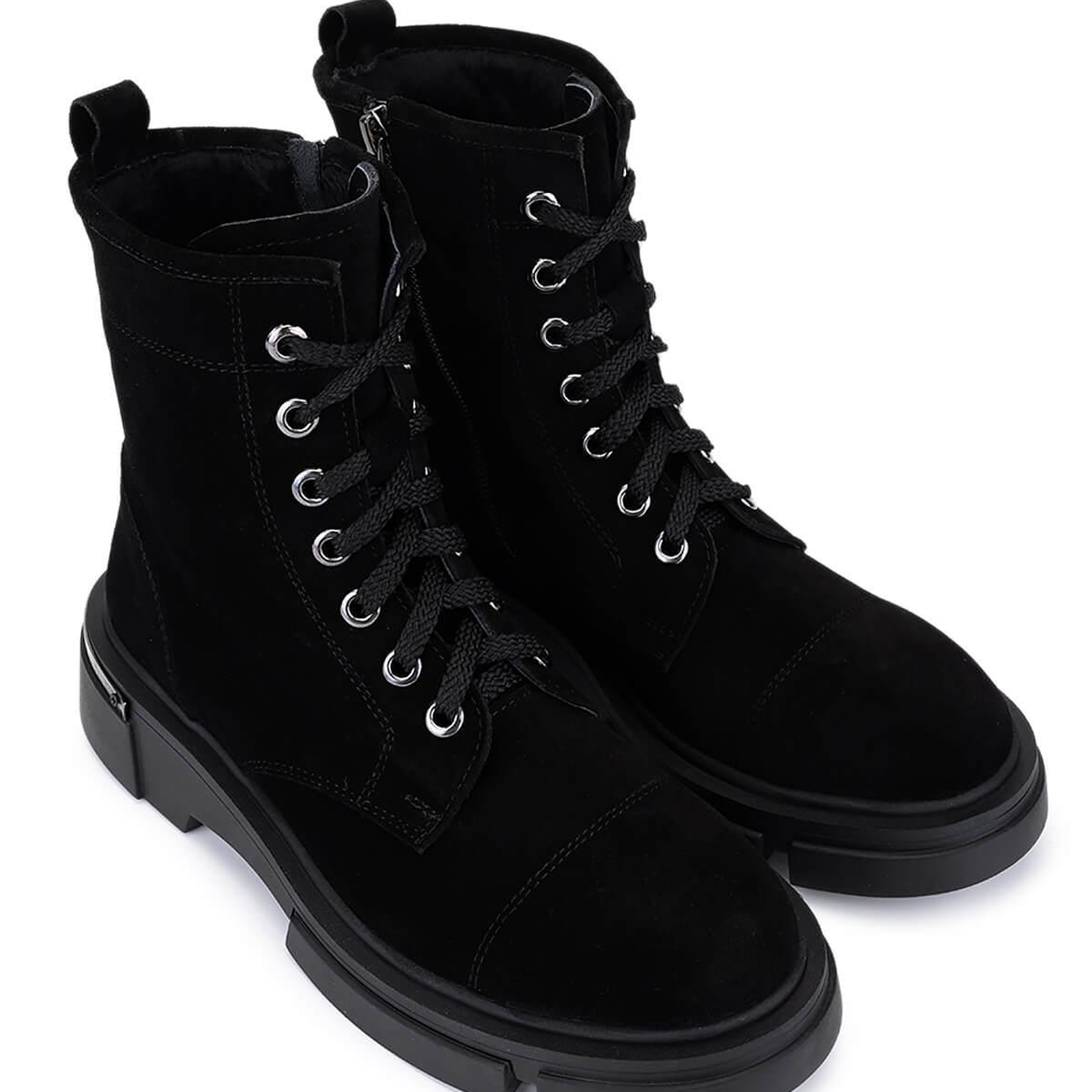 Tamer Tanca Kadın Siyah Süet Casual Bot