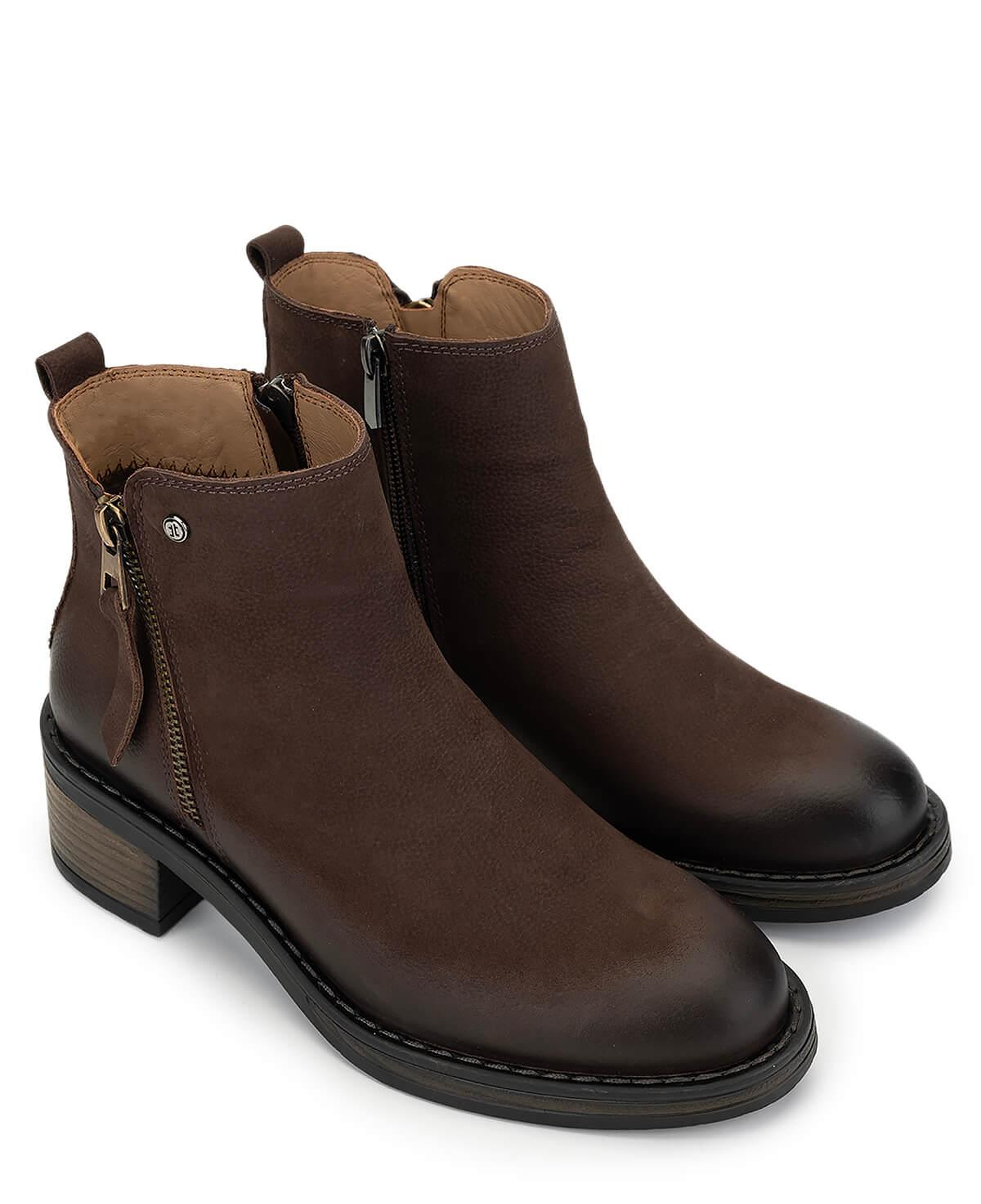 Tamer Tanca Kadın Hakiki Deri Kahverengi Nubuk Casual Bot