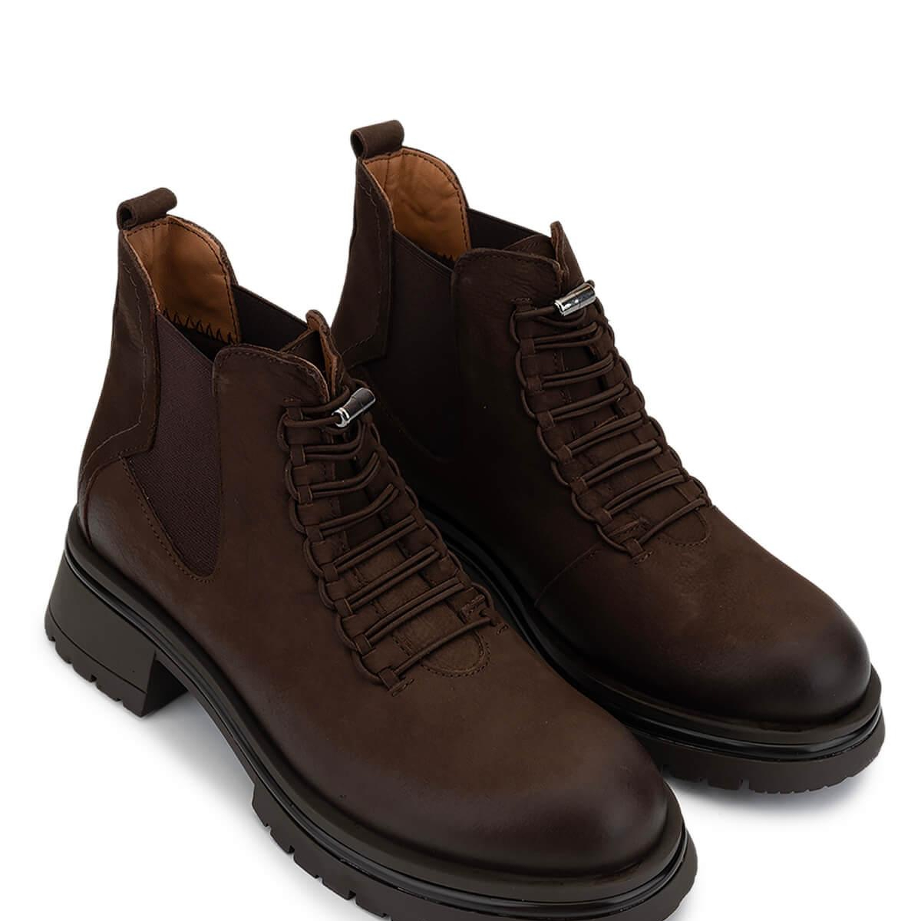 Tamer Tanca Kadın Hakiki Deri Kahverengi Casual Bot