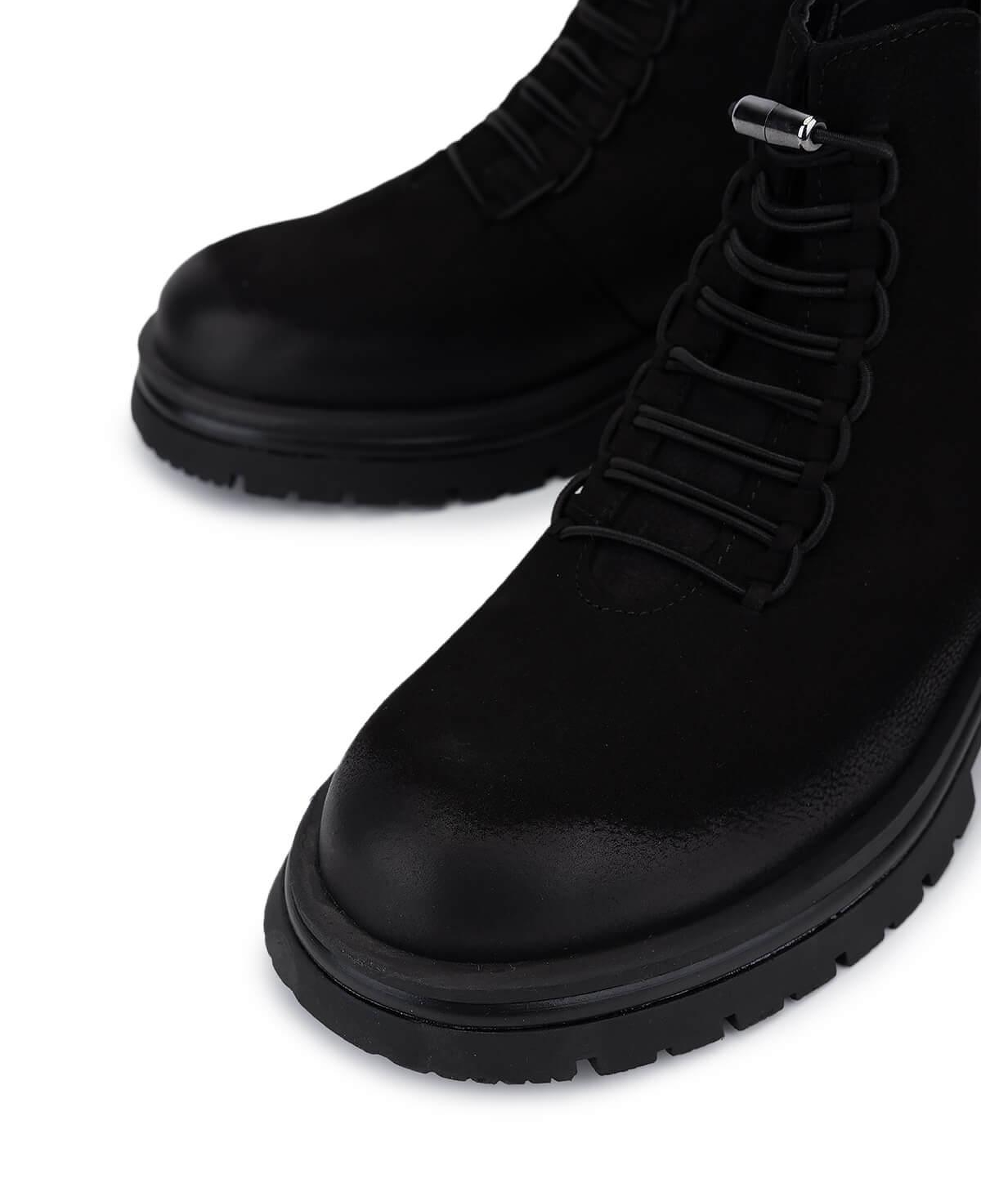 Tamer Tanca Kadın Hakiki Deri Siyah Nubuk Casual Bot