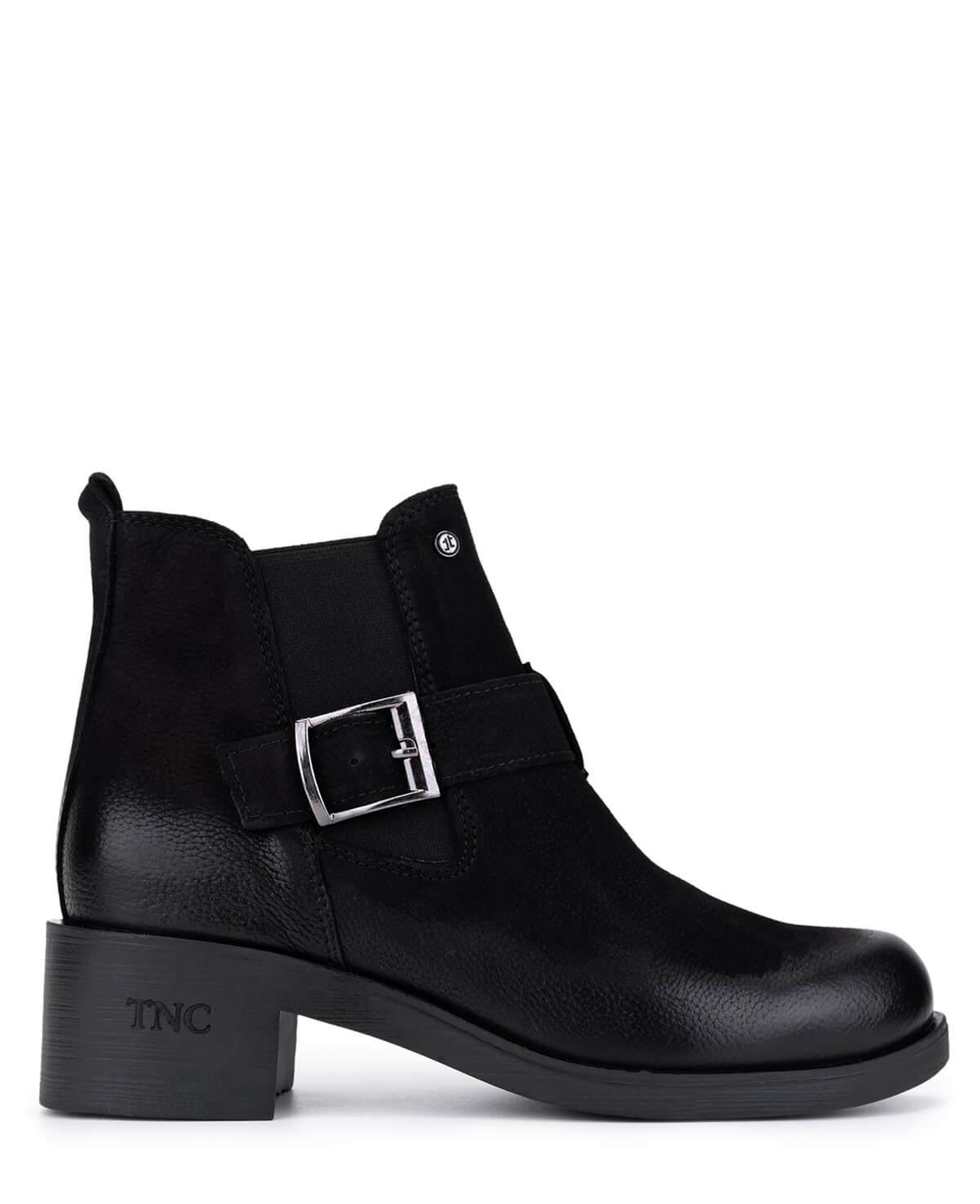 Tamer Tanca Kadın Hakiki Deri Siyah Nubuk Casual Bot