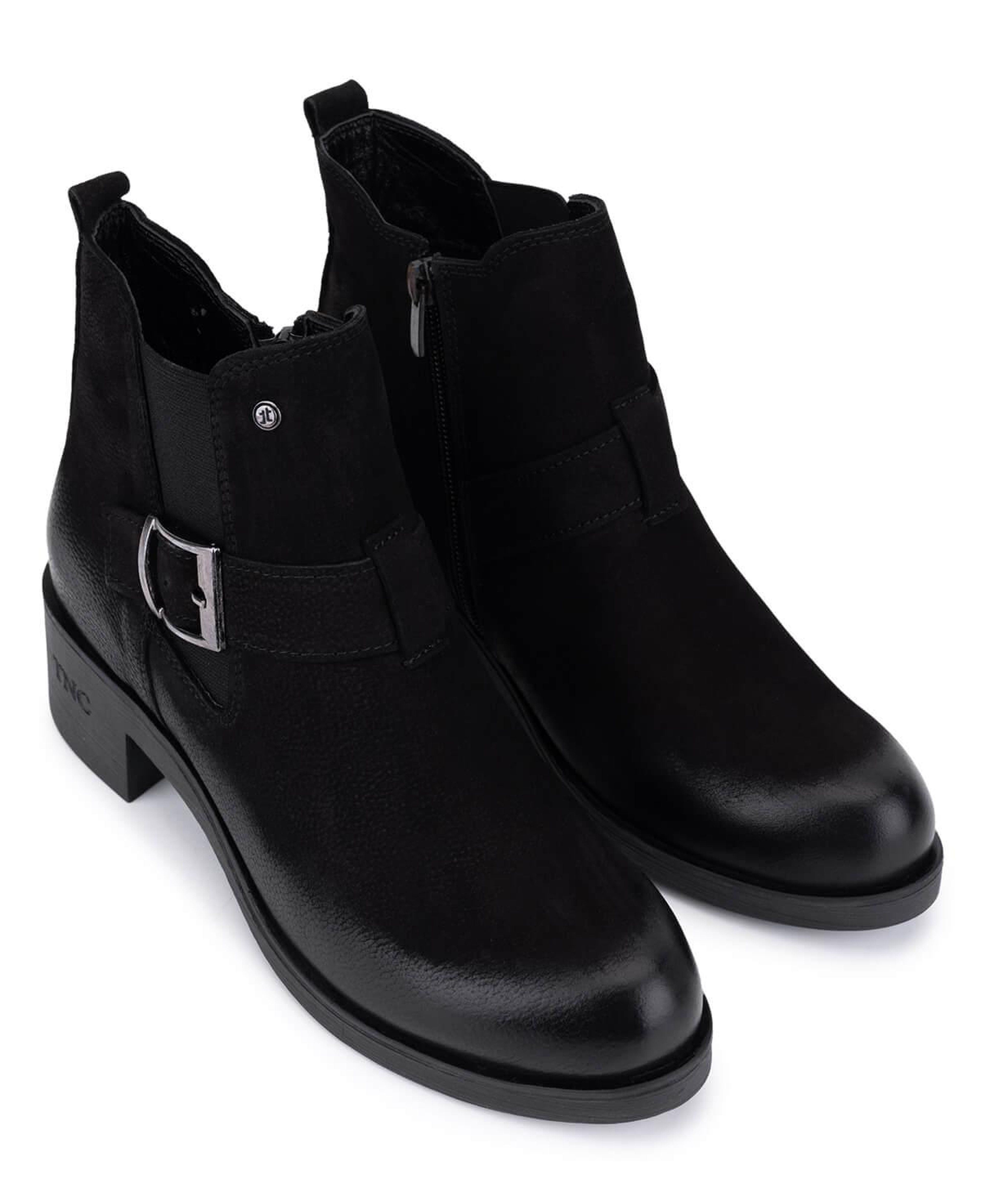 Tamer Tanca Kadın Hakiki Deri Siyah Nubuk Casual Bot