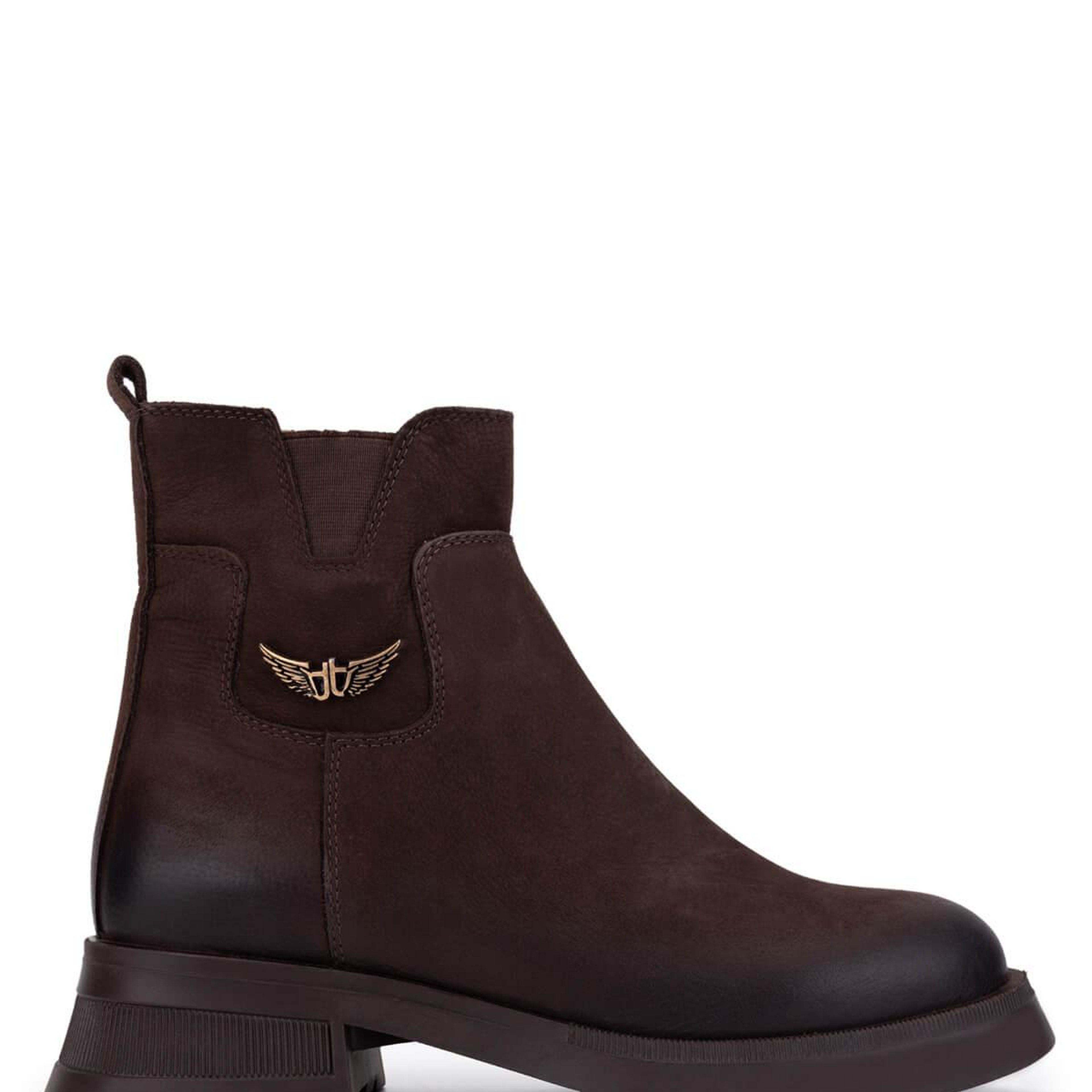 Tamer Tanca Kadın Hakiki Deri Kahverengi Nubuk Casual Bot