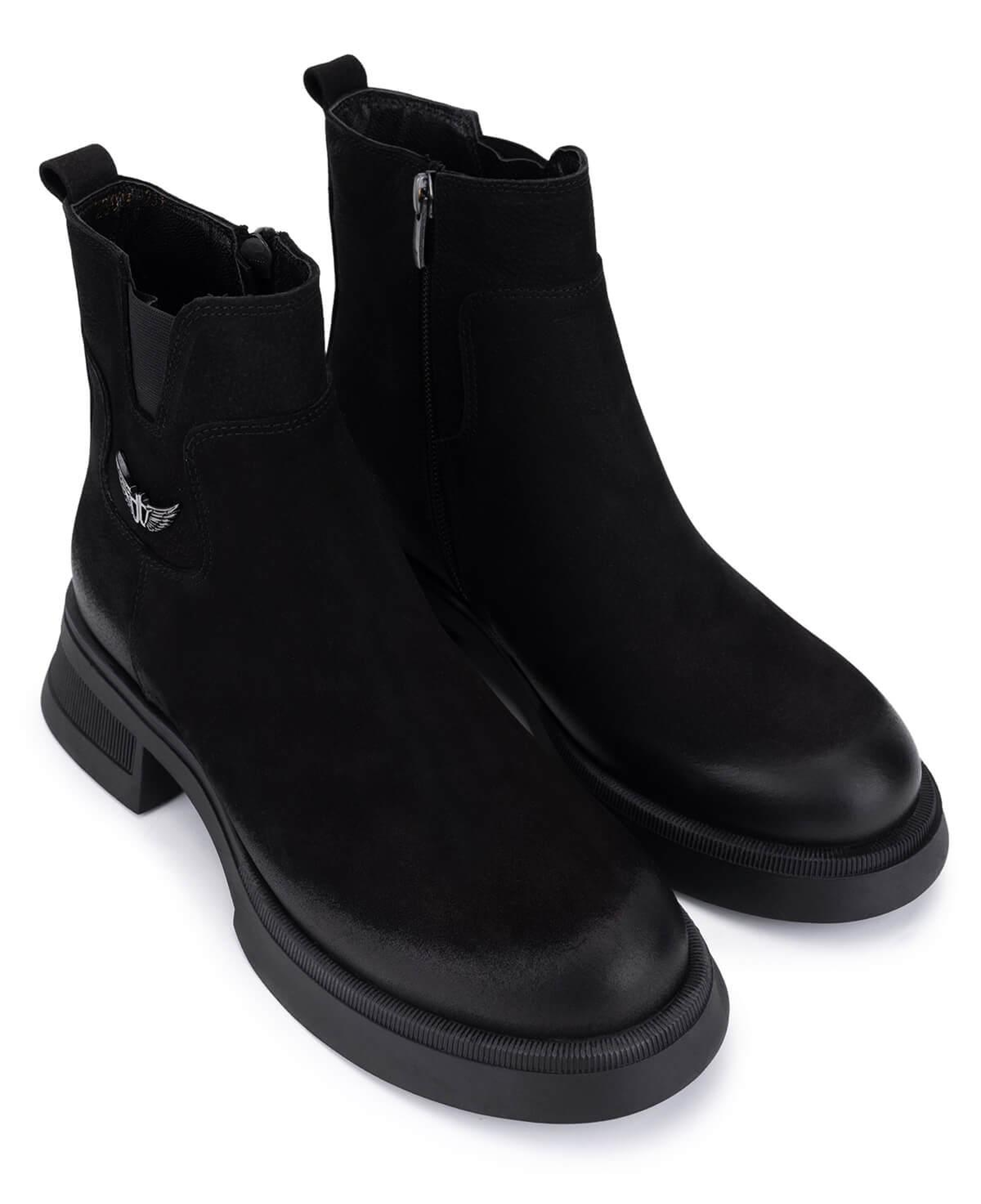 Tamer Tanca Kadın Hakiki Deri Siyah Nubuk Casual Bot