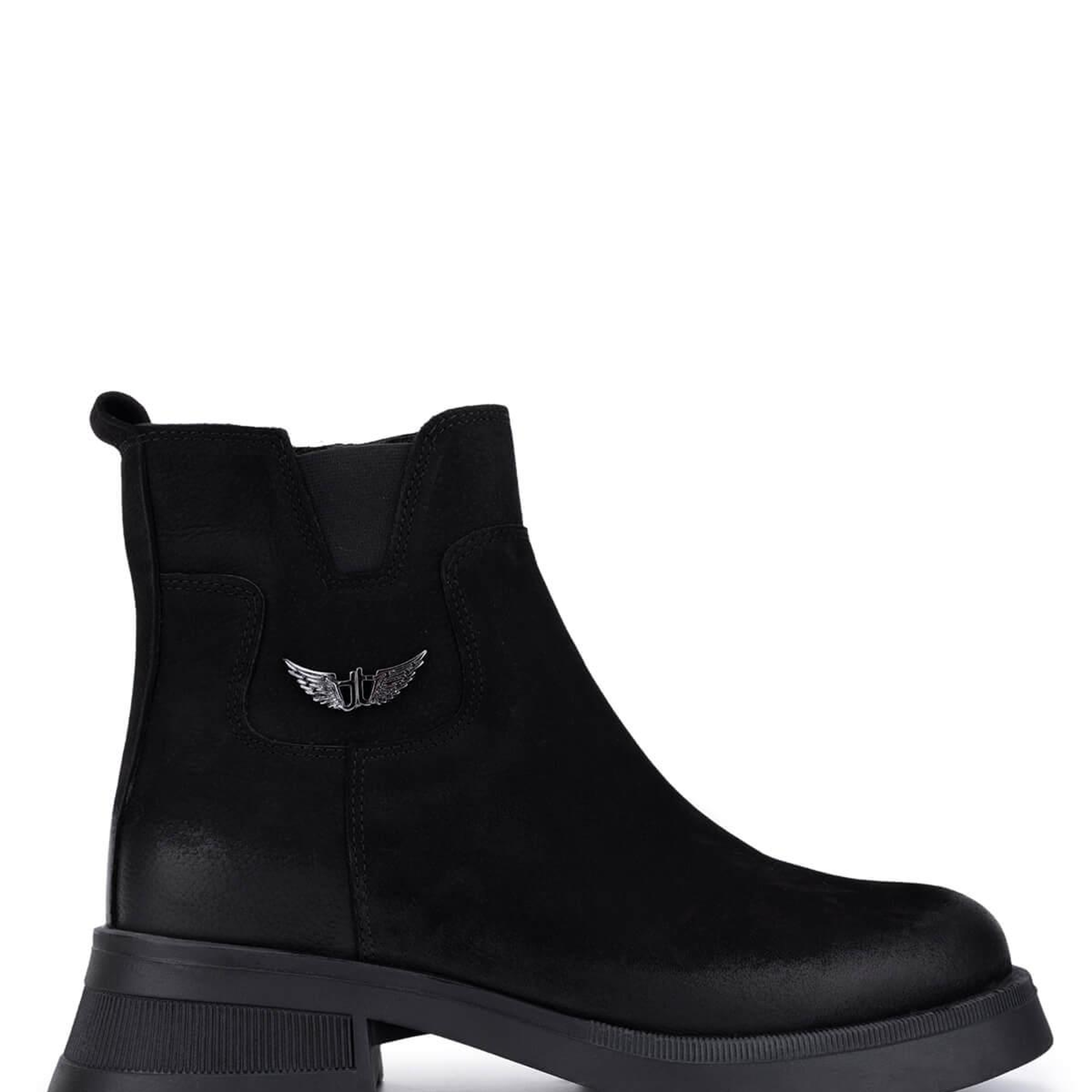 Tamer Tanca Kadın Hakiki Deri Siyah Nubuk Casual Bot