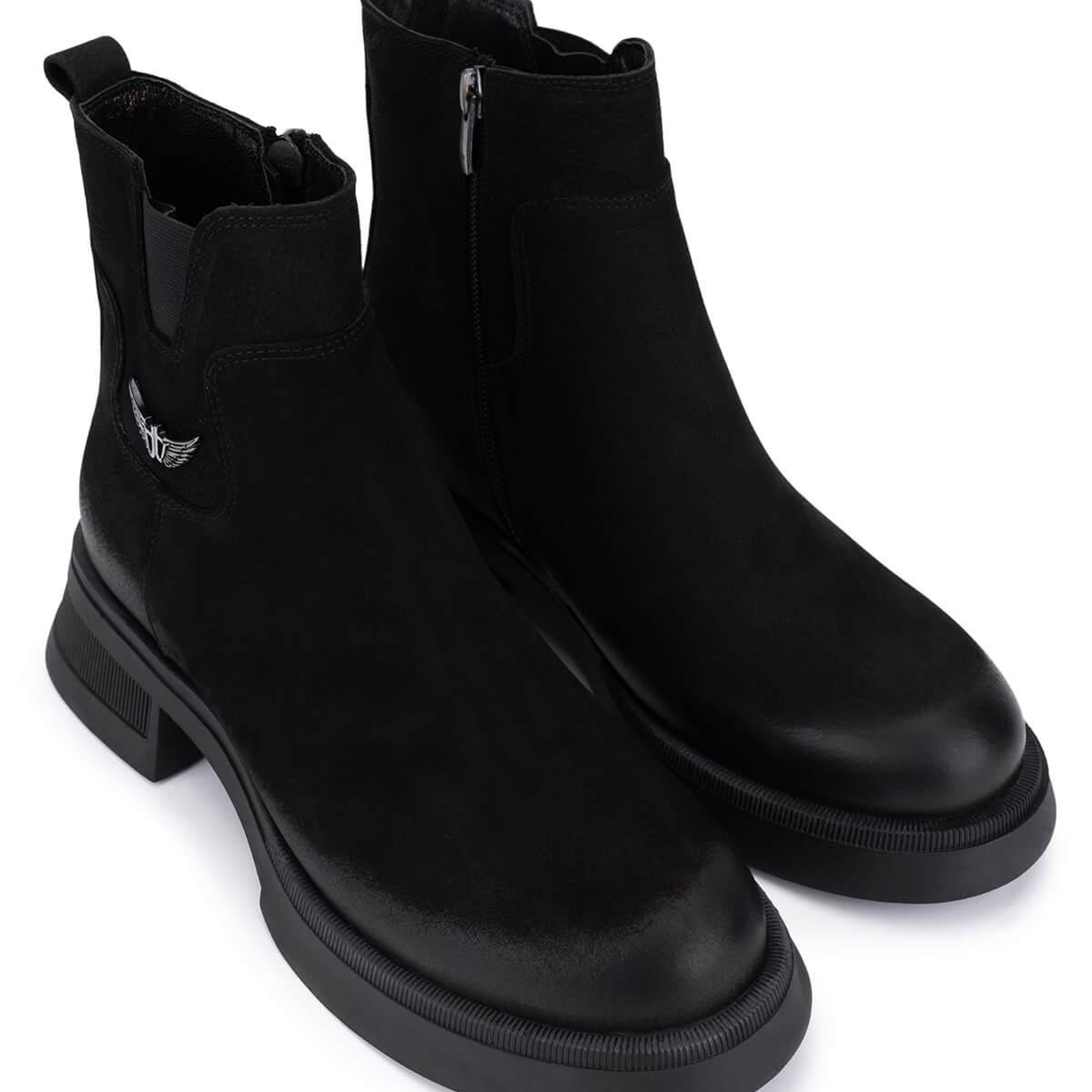 Tamer Tanca Kadın Hakiki Deri Siyah Nubuk Casual Bot