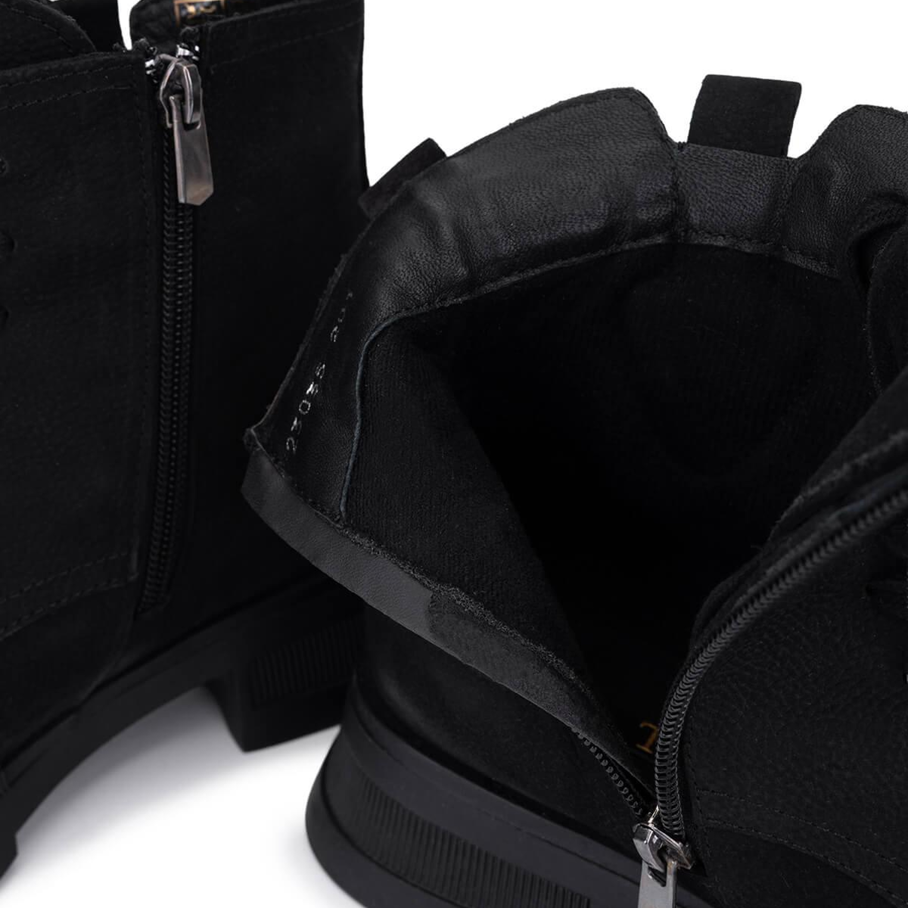 Tamer Tanca Kadın Hakiki Deri Siyah Nubuk Casual Bot