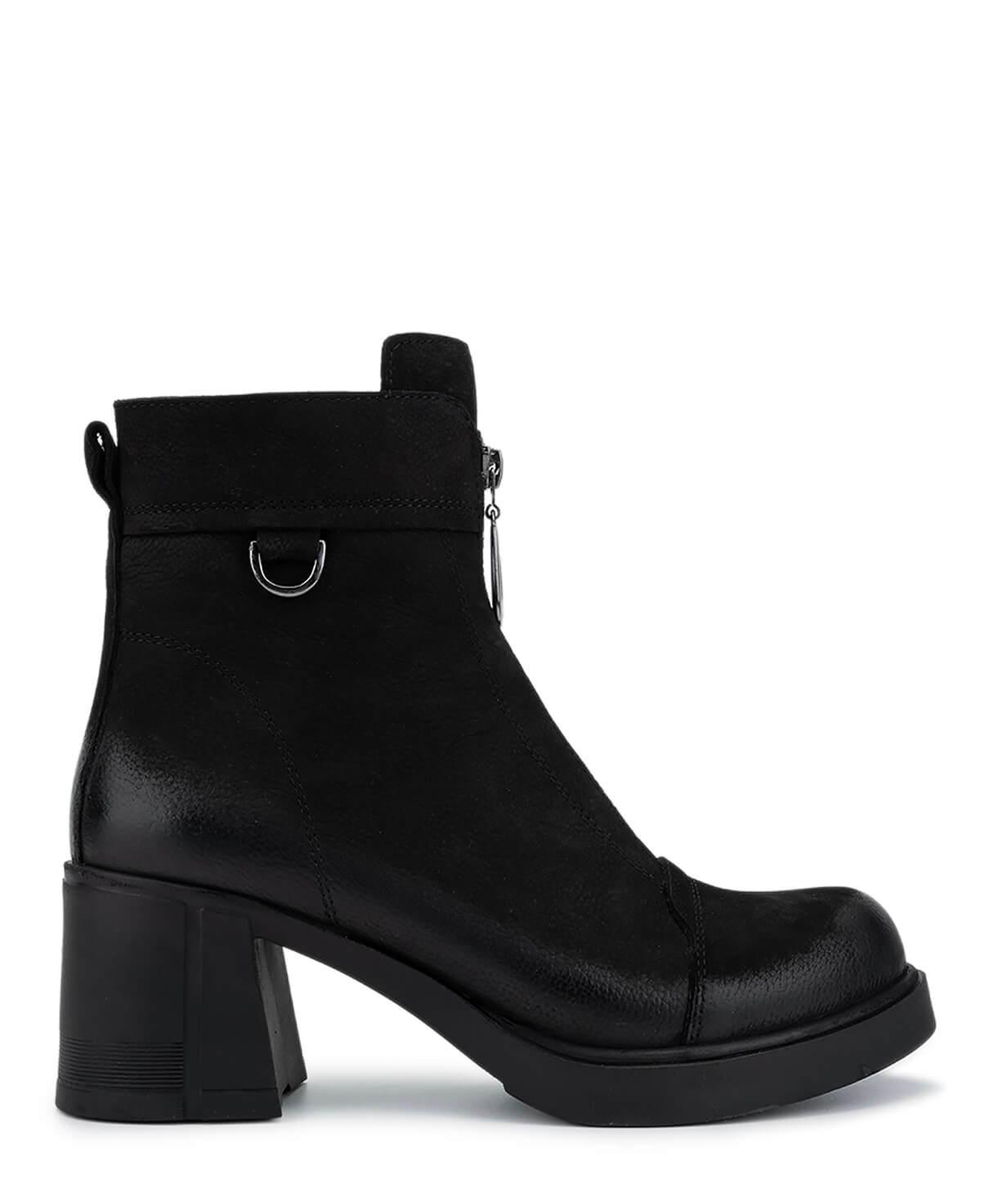 Tamer Tanca Kadın Hakiki Deri Siyah Nubuk Casual Bot