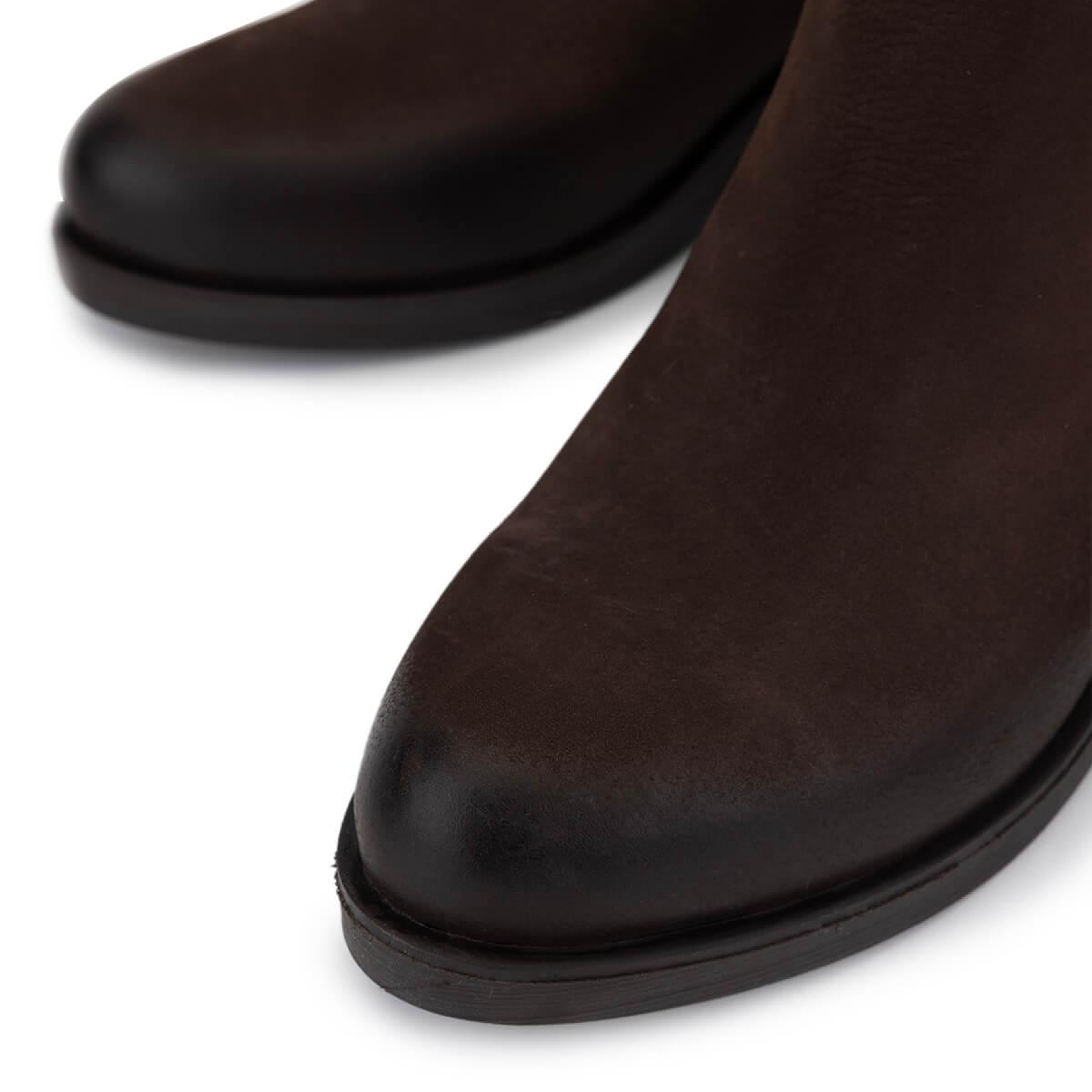 Tamer Tanca Kadın Hakiki Deri Kahverengi Topuklu Bot